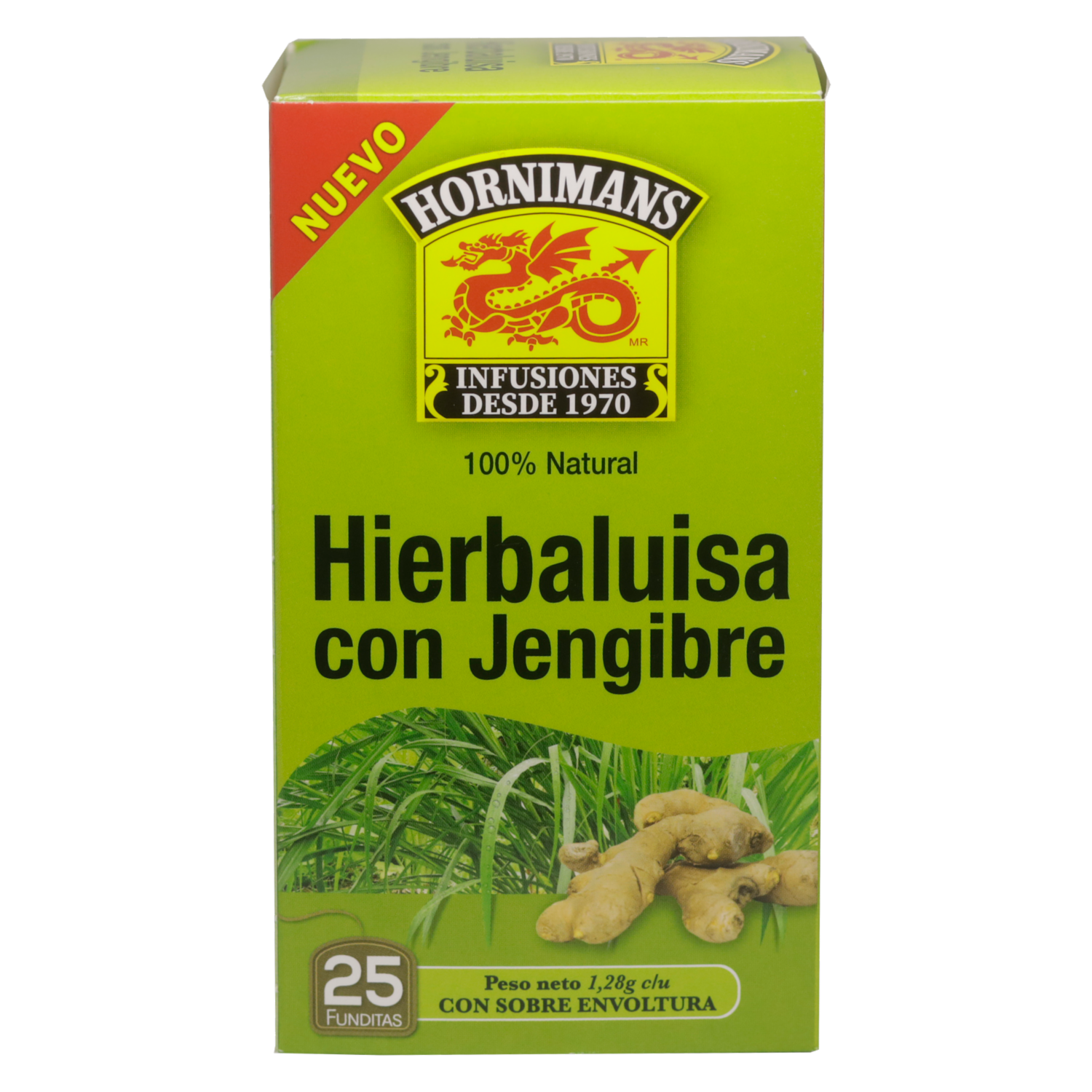 Infusión De Hierbaluisa Con Jengibre HORNIMANS 25 x 1.28 G