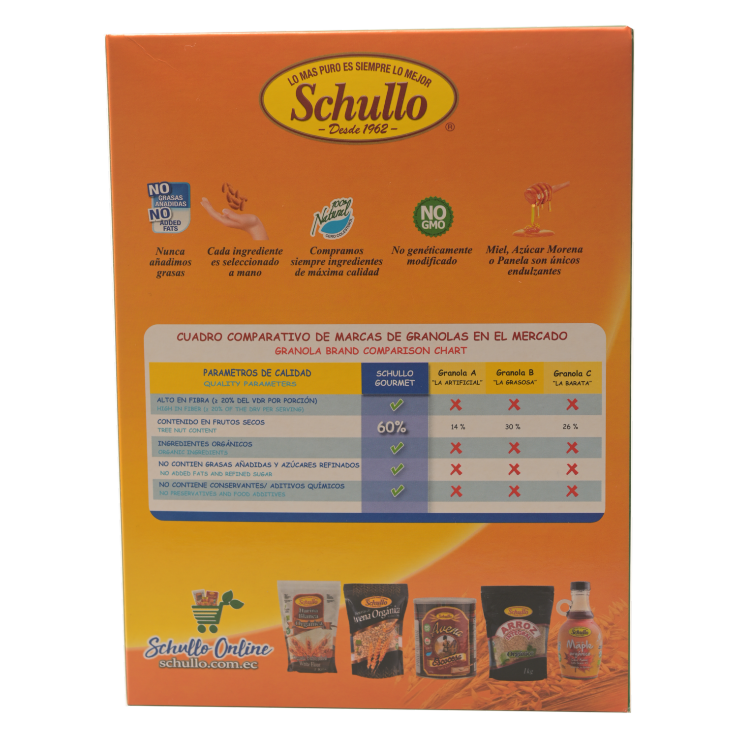 Granola Con Coco SCHULLO 400 G