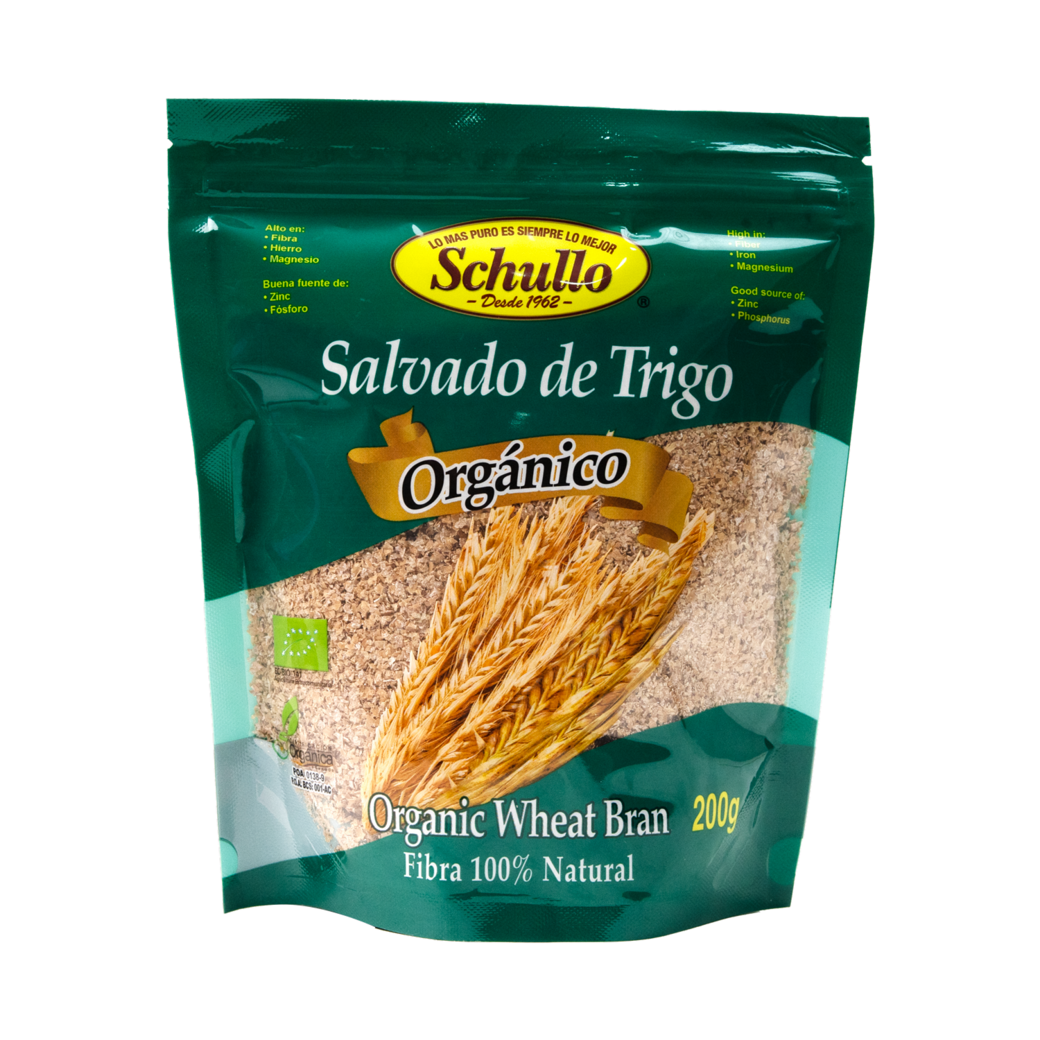 Salvado De Trigo Orgánico SCHULLO 200 G
