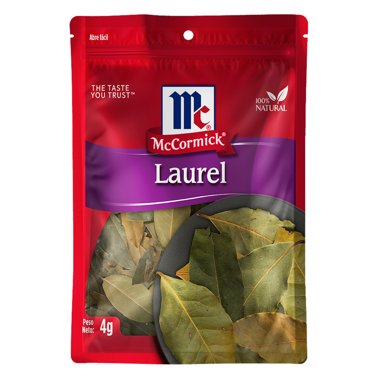 Laurel Entero En Hojas MCCORMICK 4 G