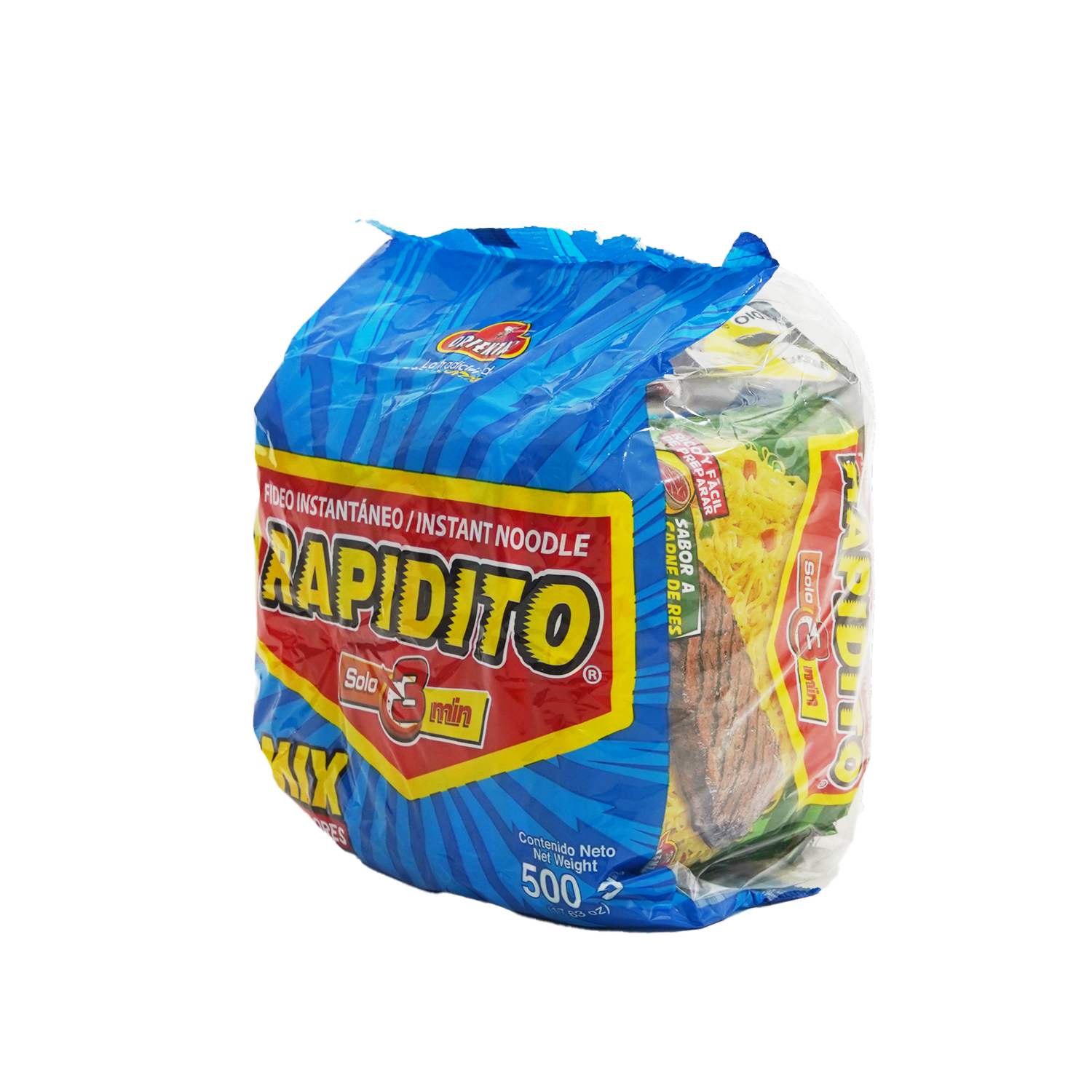 Fideo Instantáneos Rapidito Mix ORIENTAL 500 G