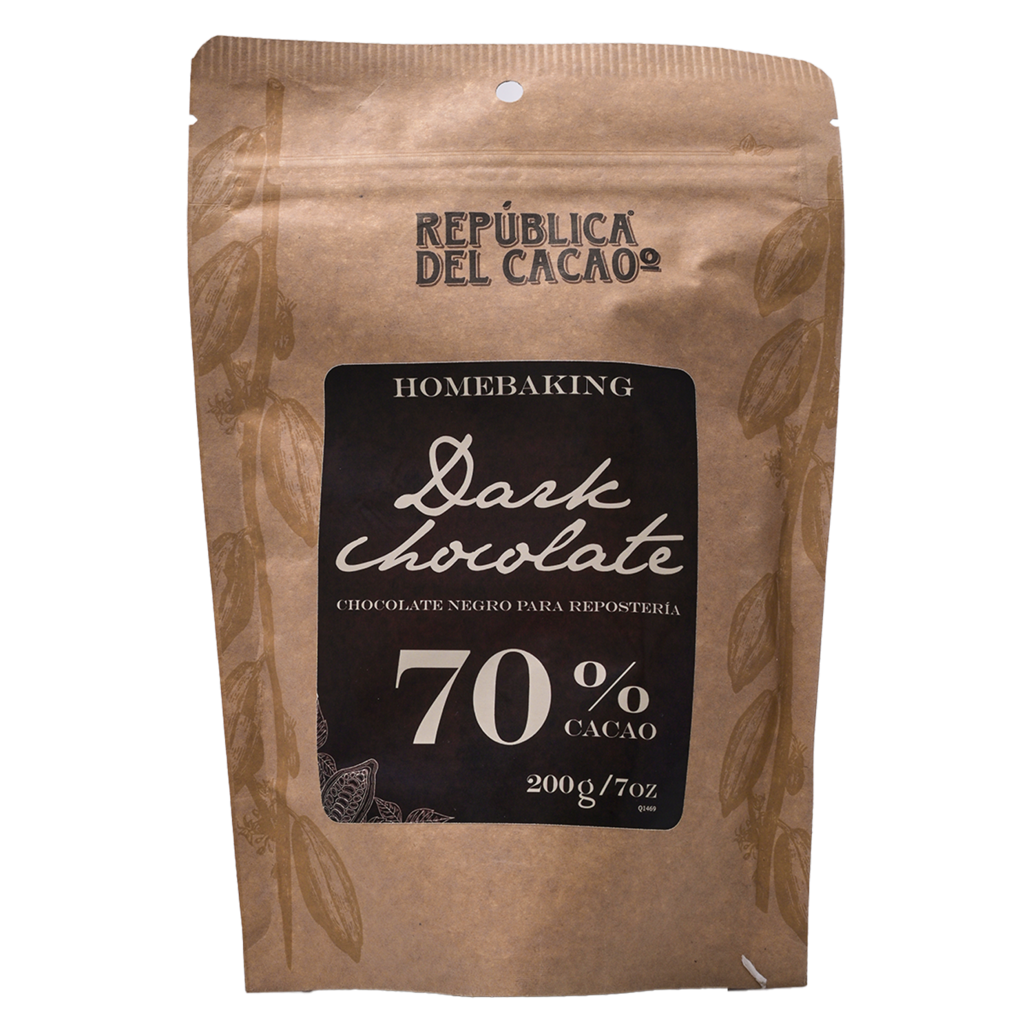 Chocolate Dark 0,7 Repostería REPUBLICA DEL CACAO 200 g