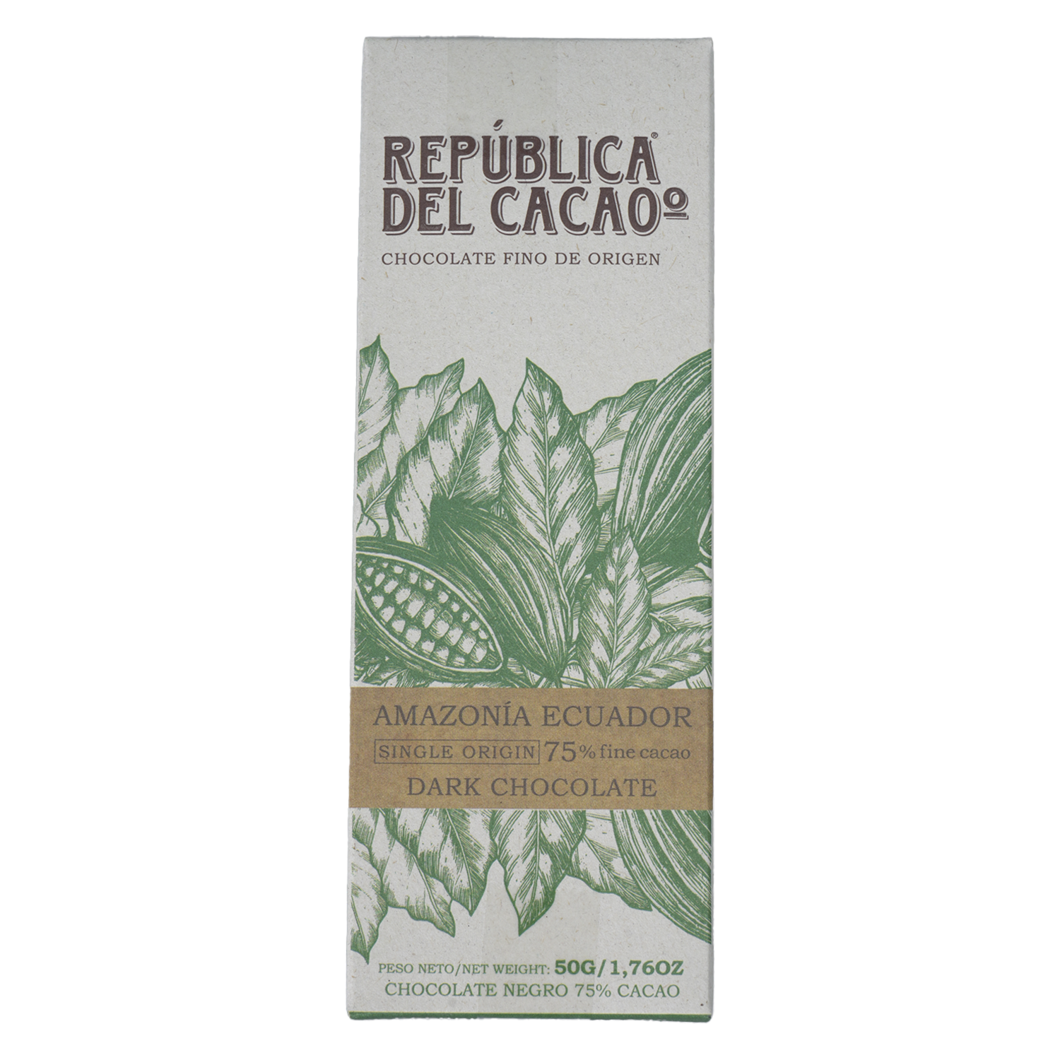 Chocolate Amazonia 0,75 REPUBLICA DEL CACAO 50 G