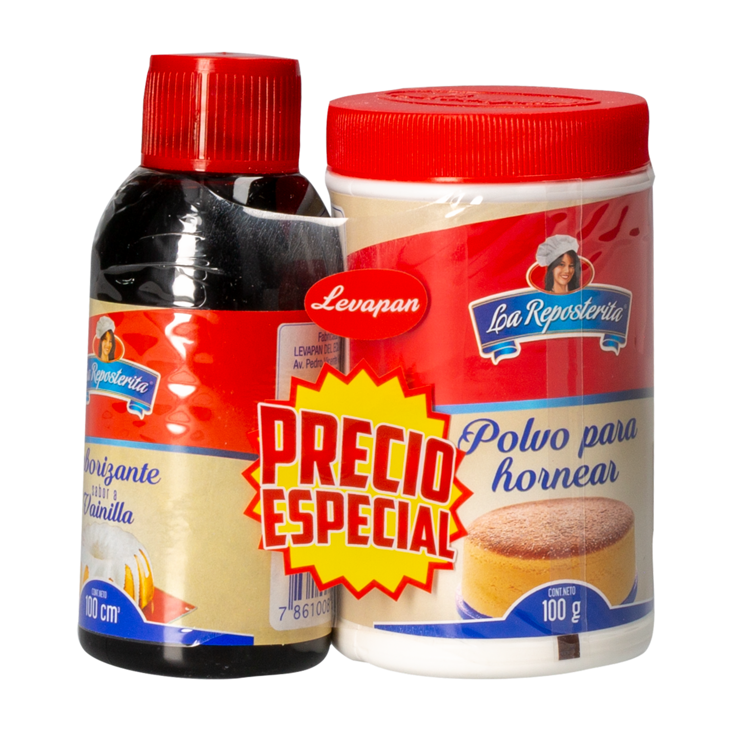 Polvo De Hornear Mas Esencia De Vainilla LA RESPOSTERITA 200 G