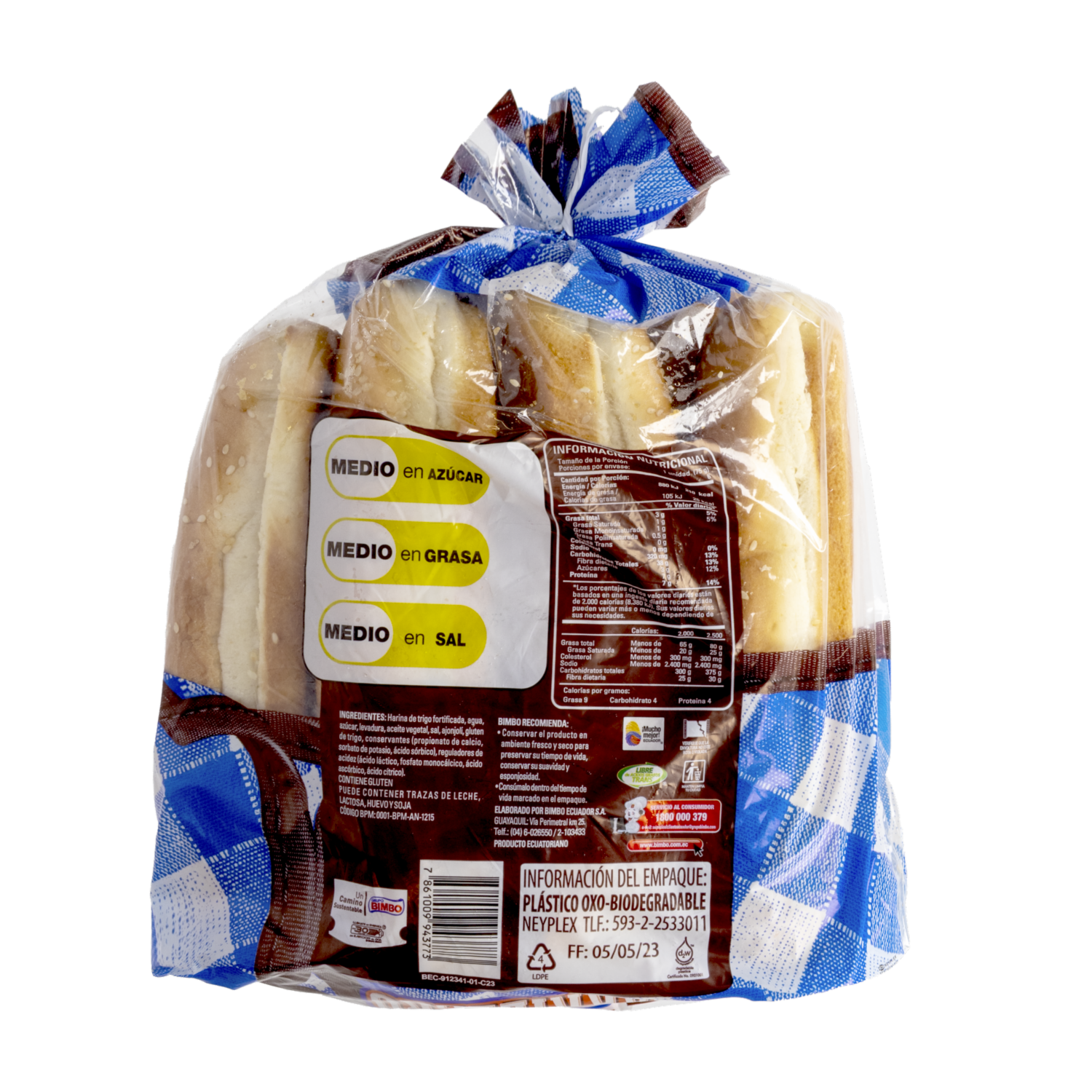 Pan Para Hot Dog Parrillero BIMBO 450 G