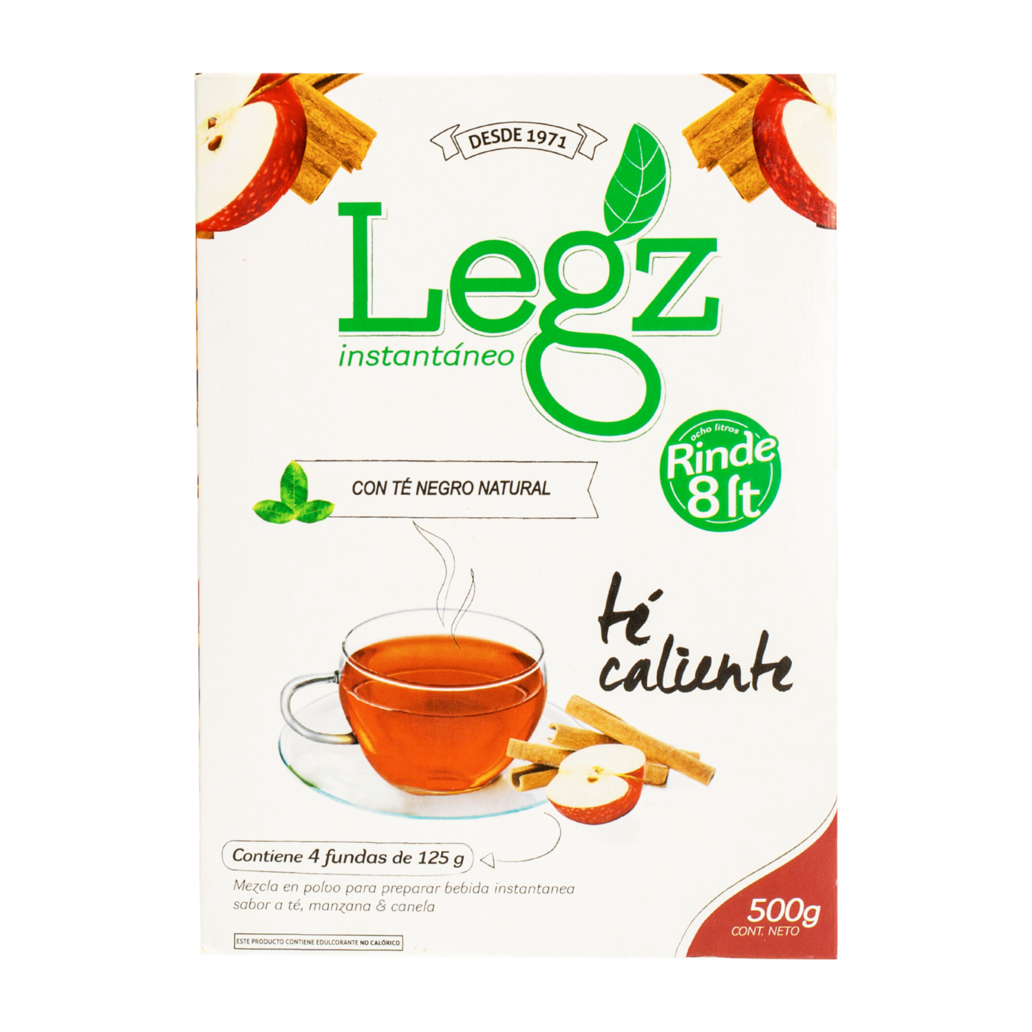 Té Frio Negro De Manzana-Canela LEGZ 500 G