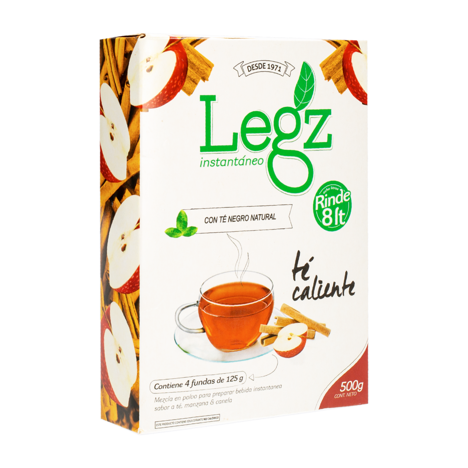 Té Frio Negro De Manzana-Canela LEGZ 500 G
