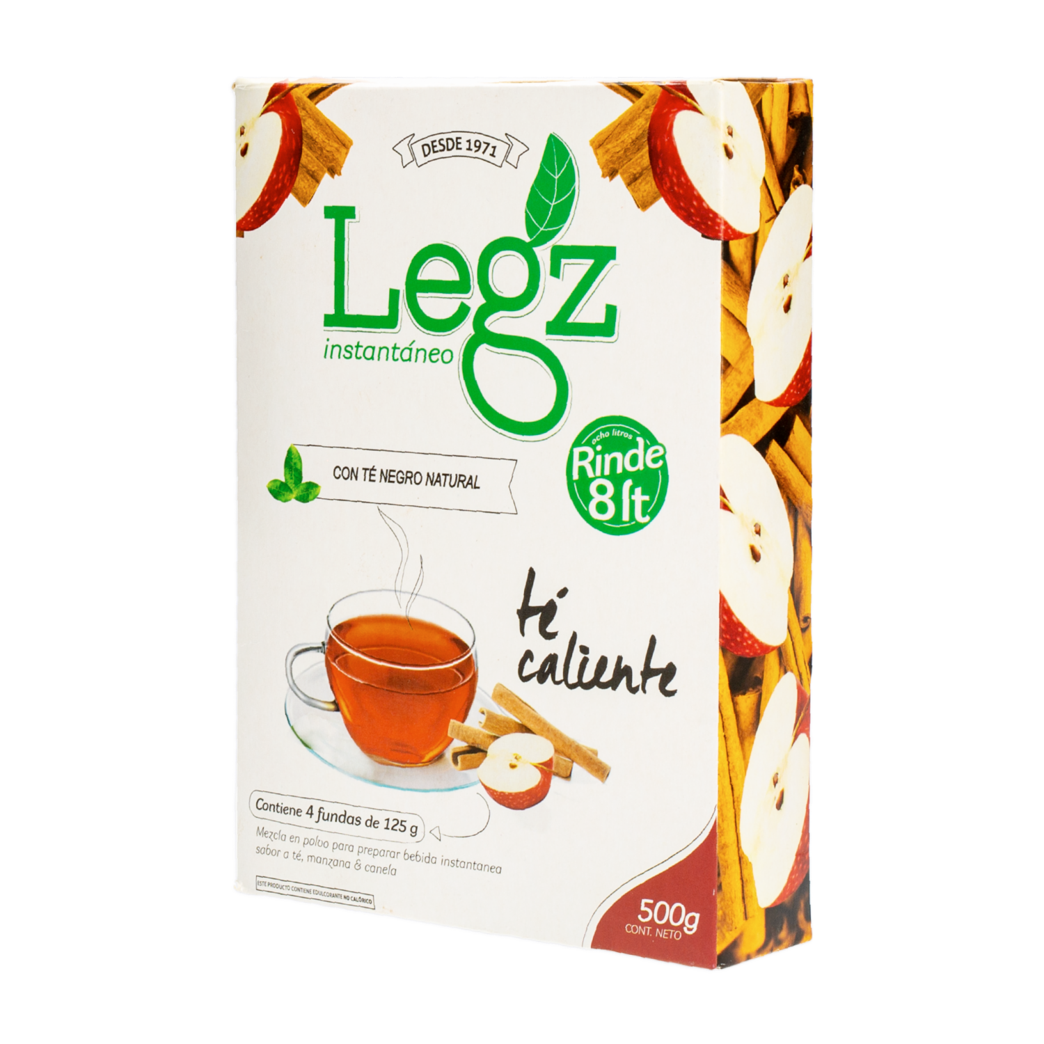 Té Frio Negro De Manzana-Canela LEGZ 500 G