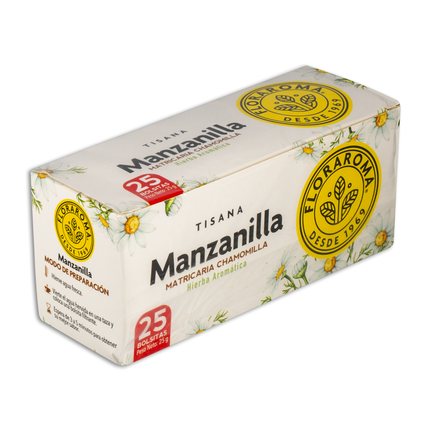 Infusión Manzanilla FLORAROMA 25 x 80 g