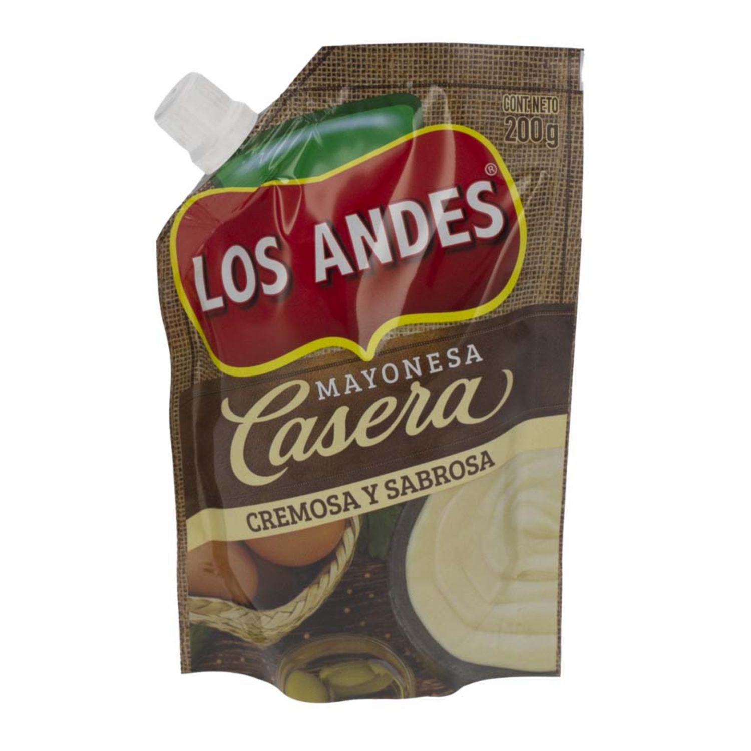 Mayonesa Natural Casera LOS ANDES 200 G