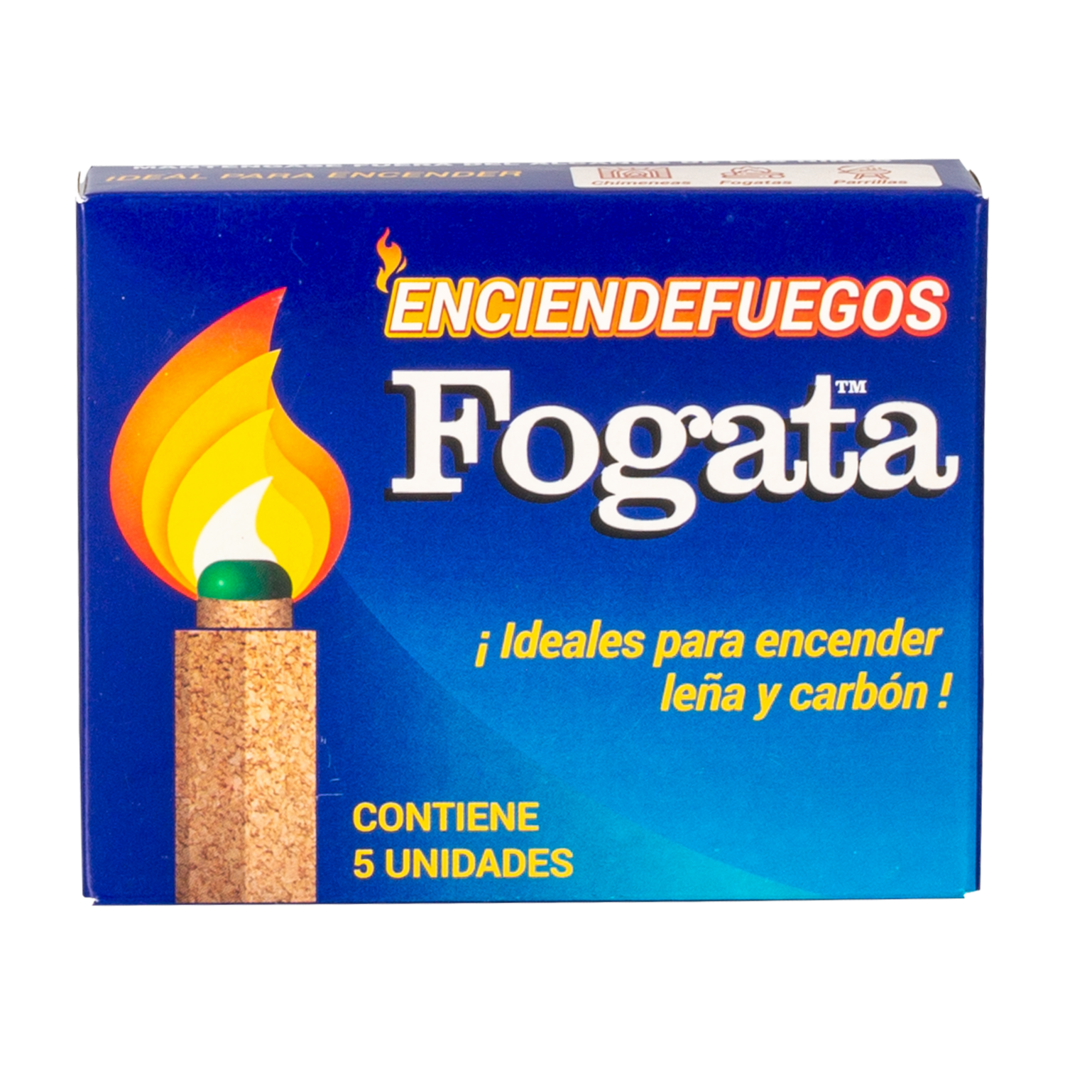 Encendedor De Fuego X 5 Unidades FOGATA Unidad