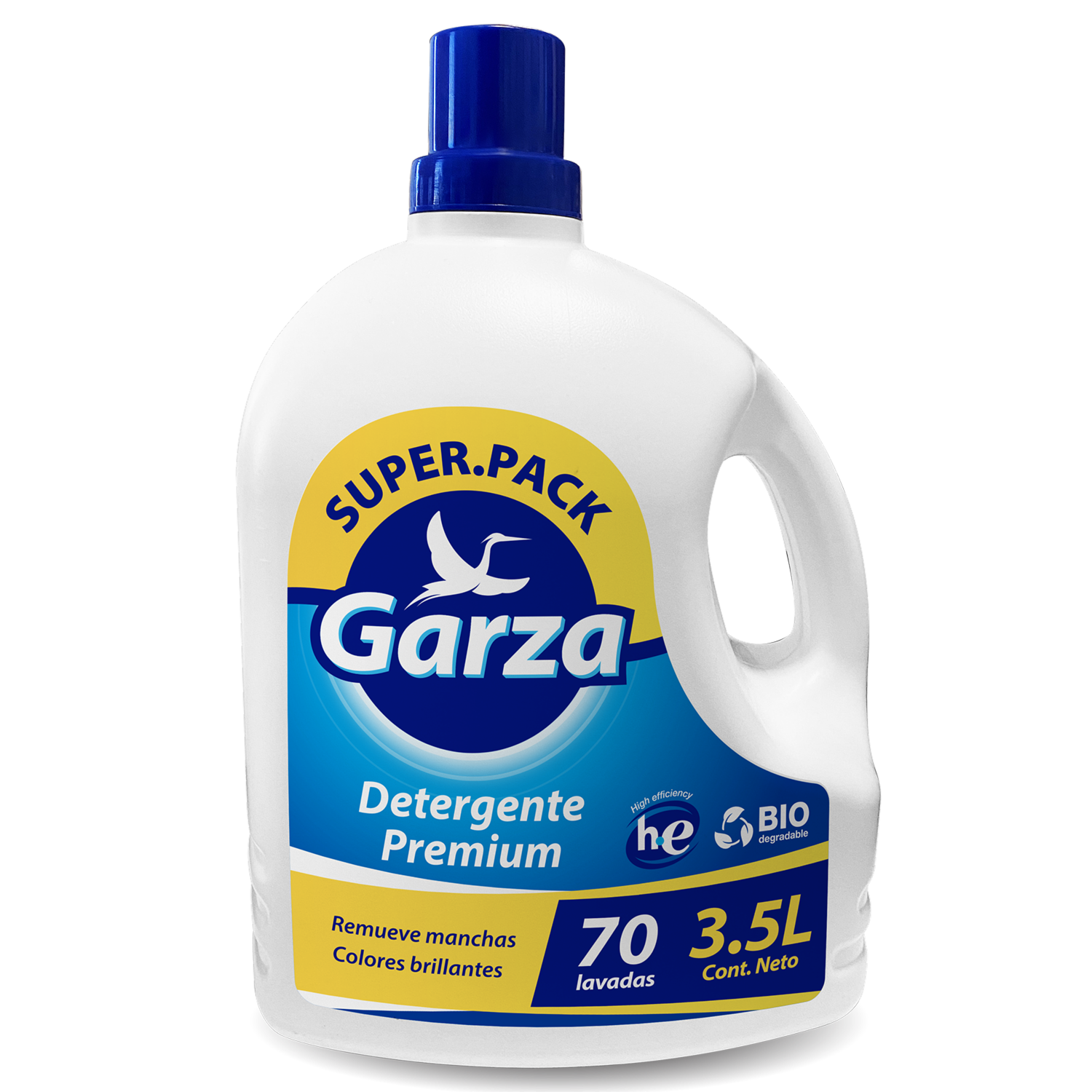 Detergente Líquido Premium GARZA 3500 Ml