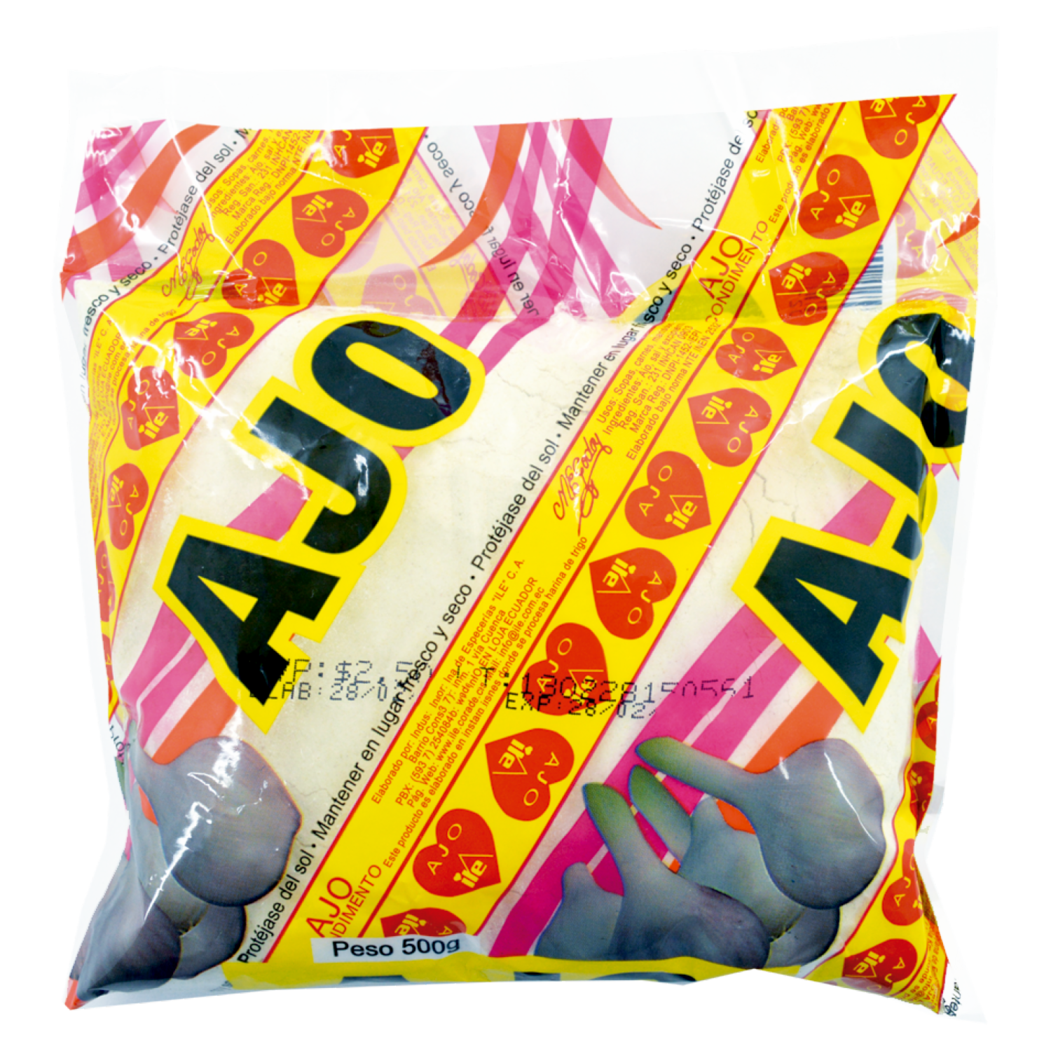 Ajo Condimento En Polvo ILE 500 G