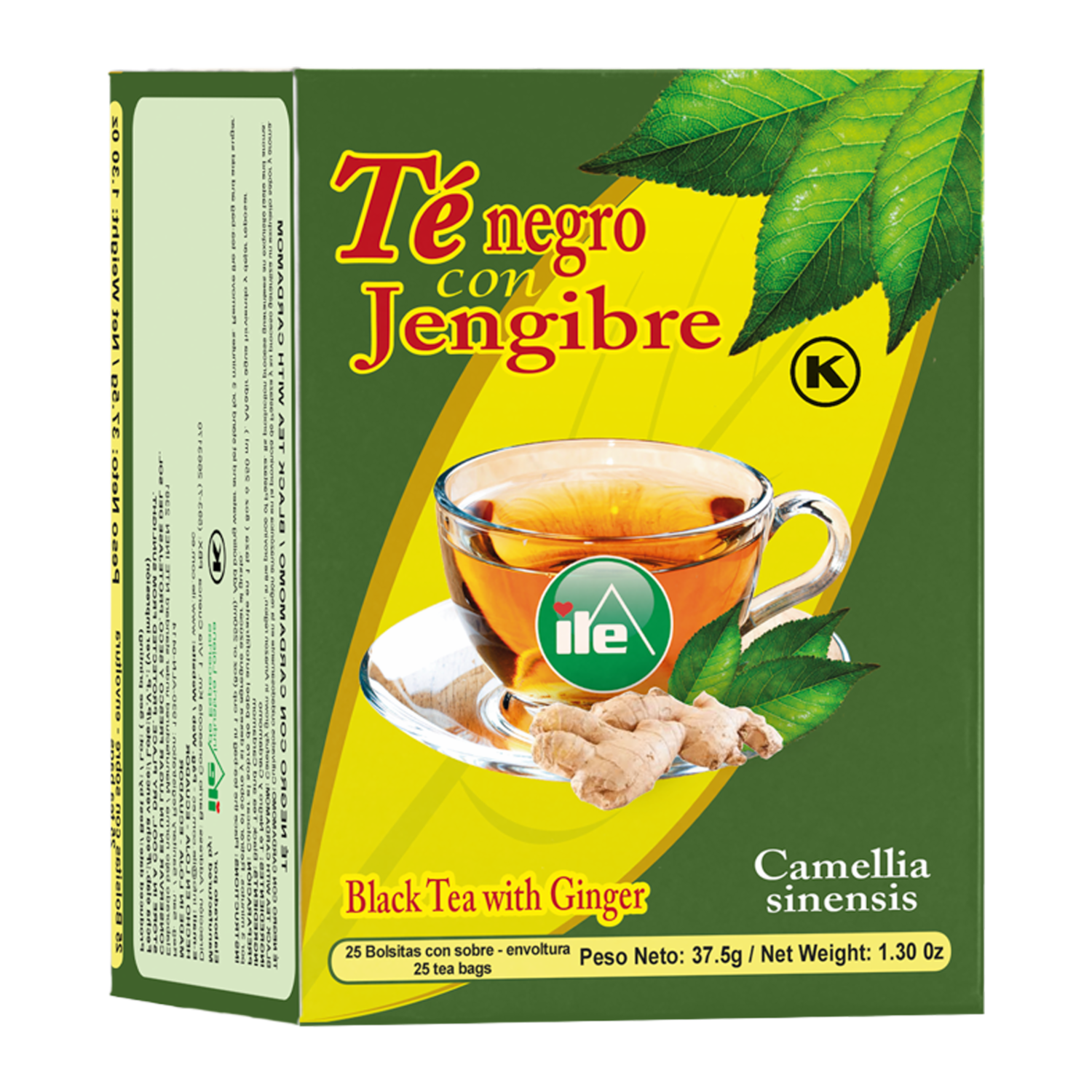 Té Negro Con Jengibre ILE 37.50 G