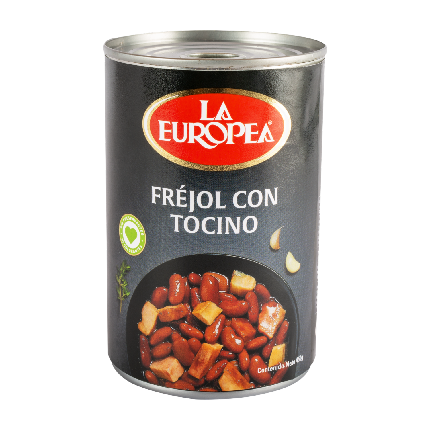 Fréjol Con Tocino LA EUROPEA Lata