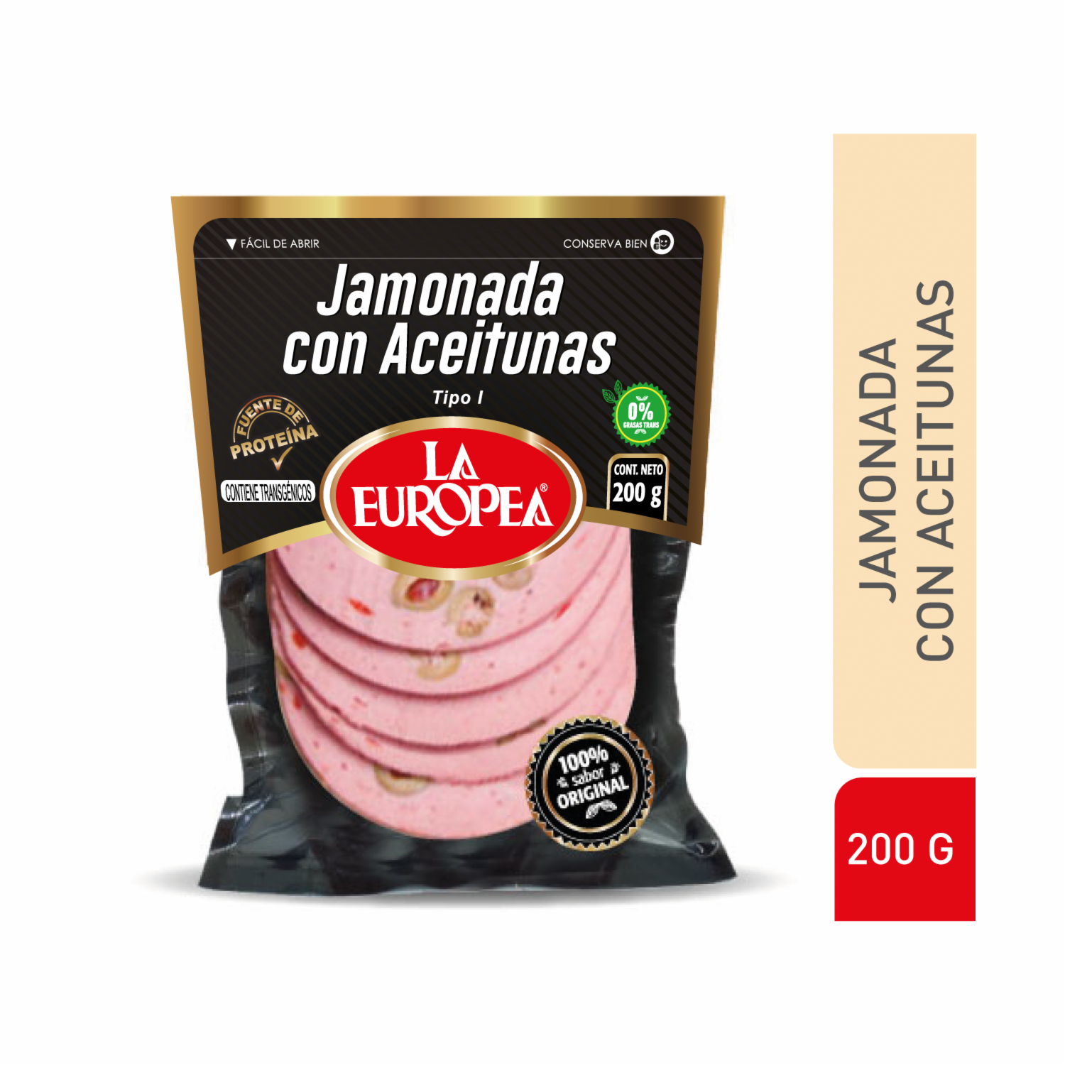 Jamonada Con Aceitunas LA EUROPEA 200 G