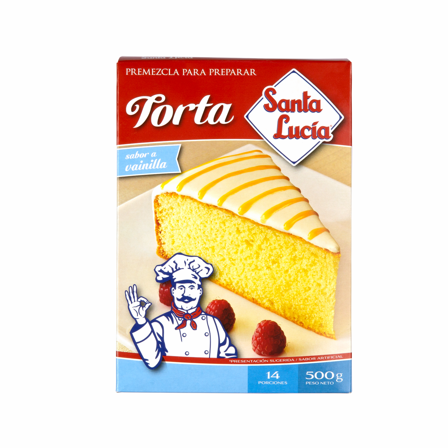 Premezcla Para Torta Sabor A Vainilla SANTA LUCÍA 500 G