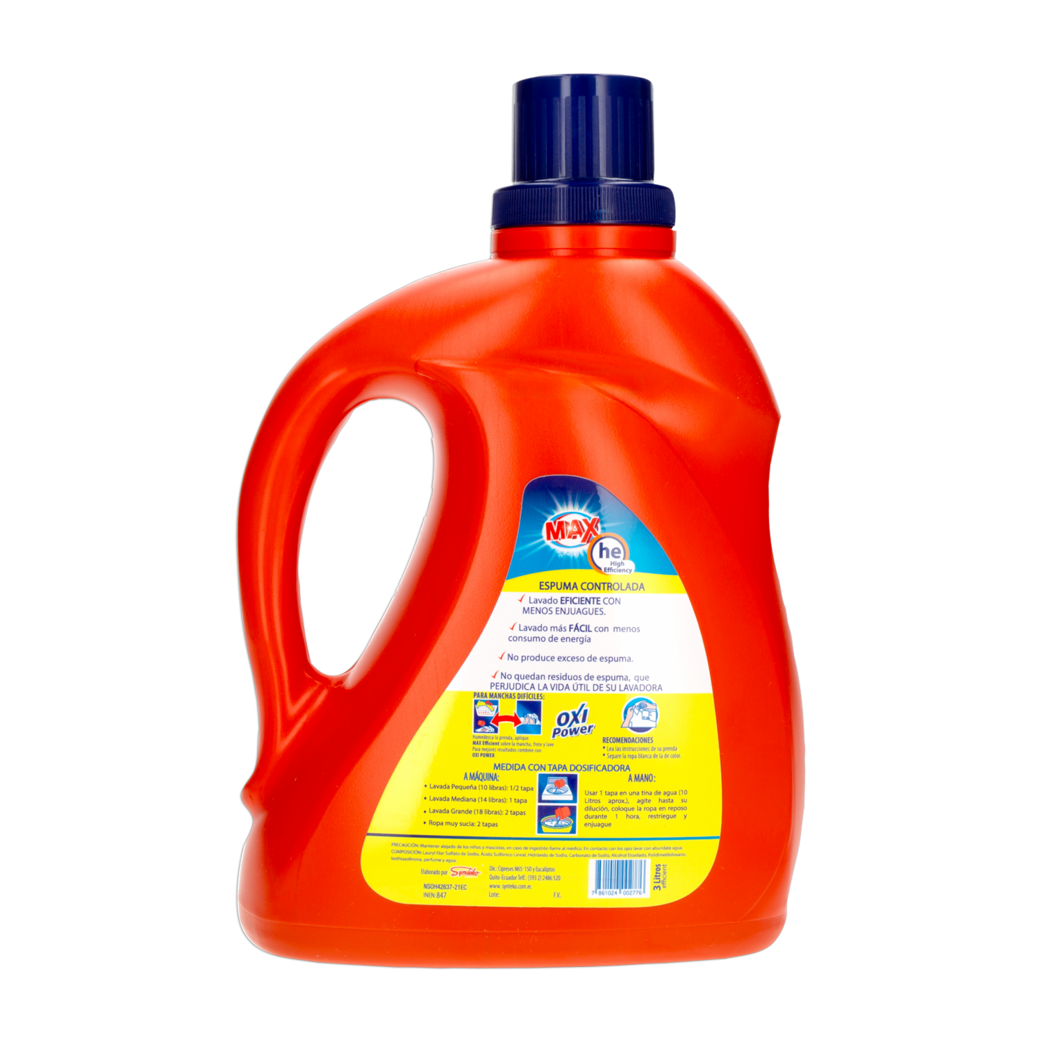 Detergente Líquido Efficient MAX 3 Litros