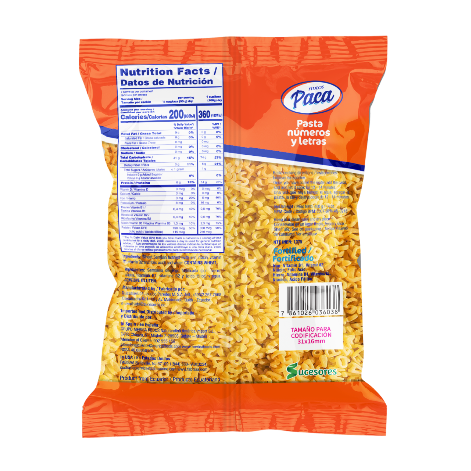 Fideo Abc PACA 400 G