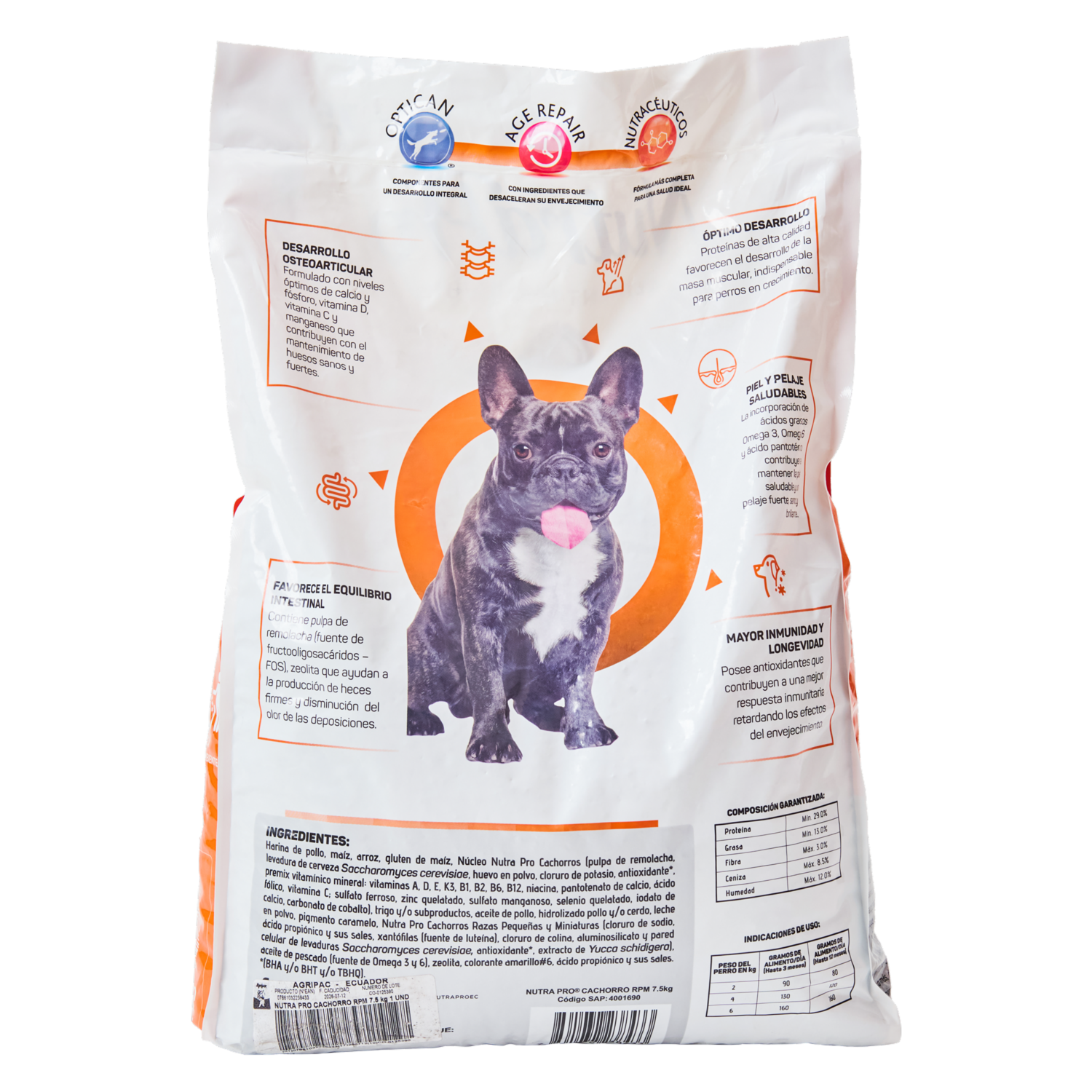 Alimento Para Perros Cachorros NUTRAPRO 7500 G