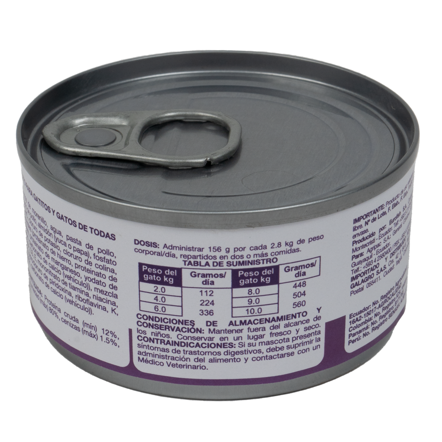 Alimento Para Gatos Sabor A Atún Y Tilapia En Lata NUTRAPRO 85 G
