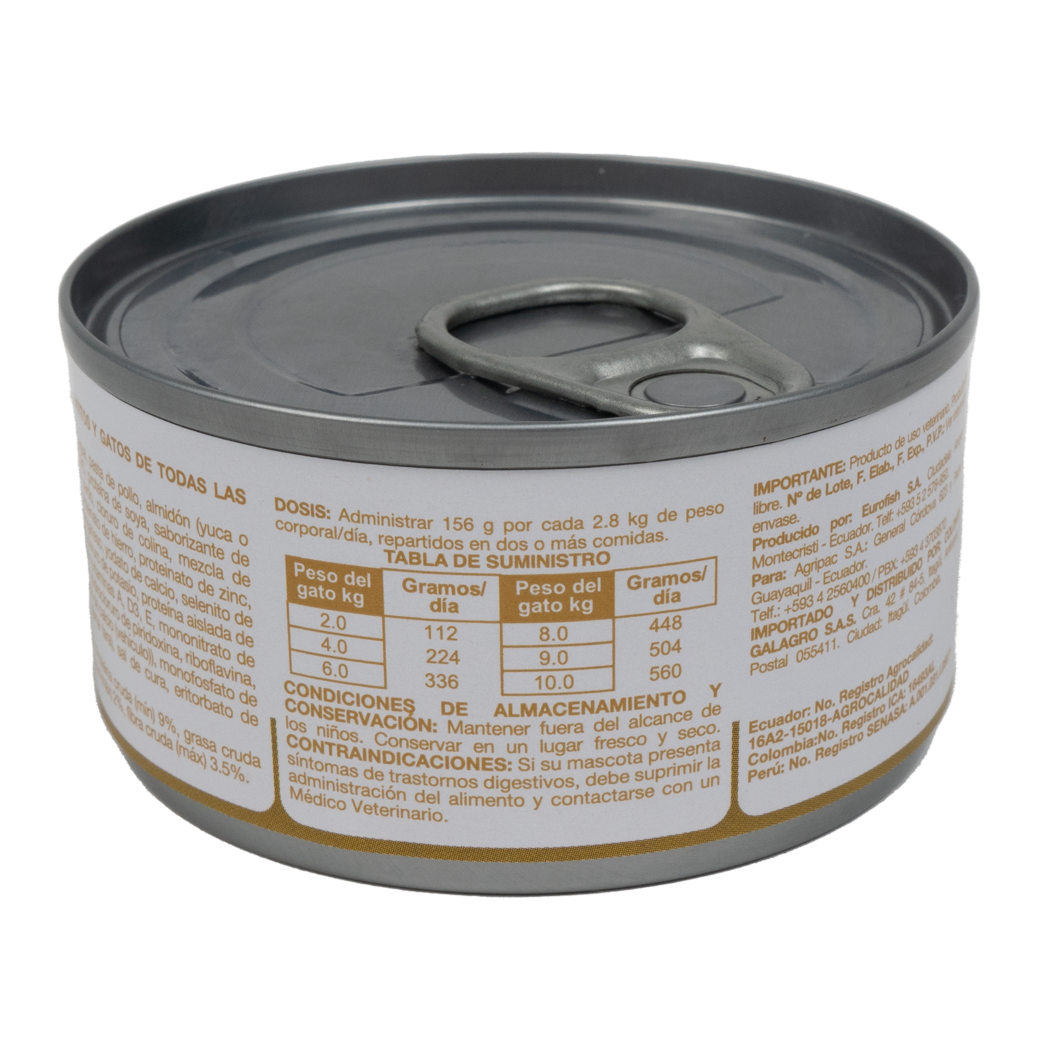 Alimento Húmedo Para Gatos Sabor A Carne E Hígado En Lata NUTRAPRO 85 G