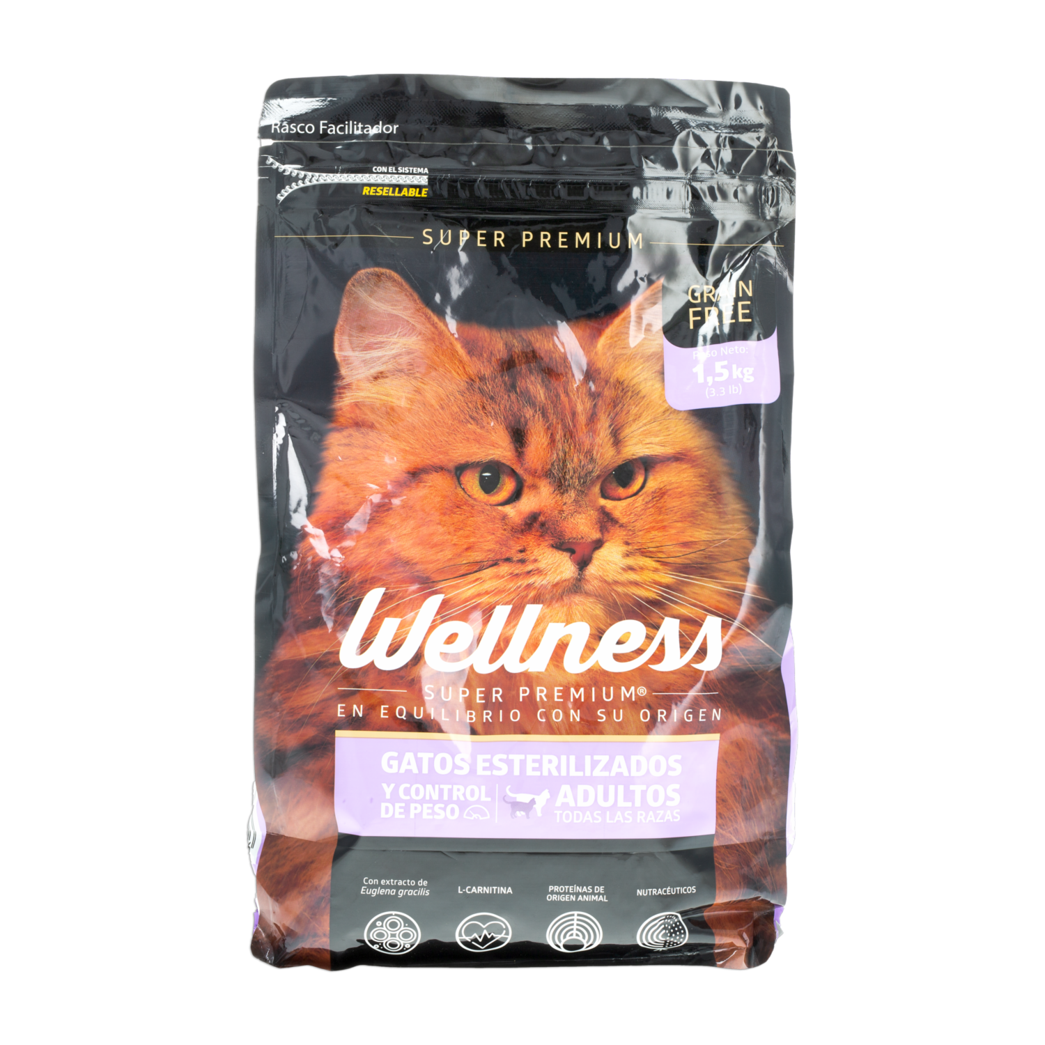 Alimento Para Gatos Esterilizados WELLNESS 1500 G