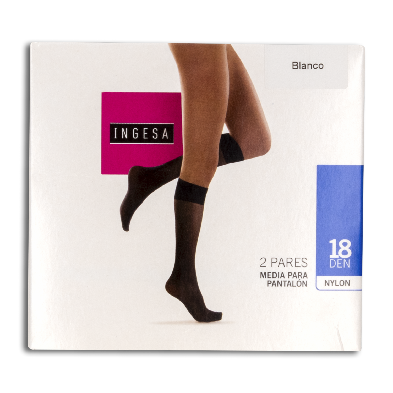 Medias Para Pantalón Nylon Grafito 18 Den INGESA
