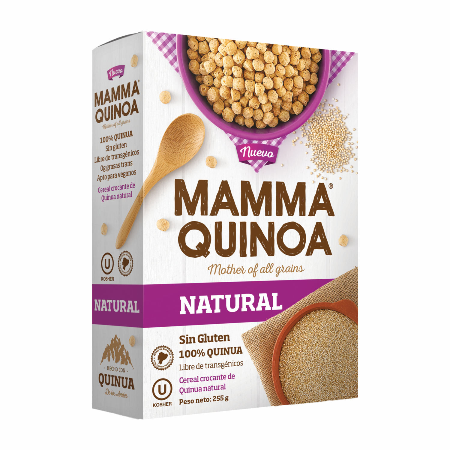 Cereal Cereal Natural Sin Gluten MAMMA QUINOA 255 G