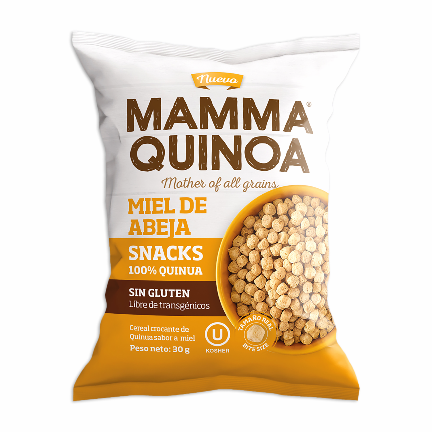 Cereal Miel De Abeja MAMMA QUINOA 30g