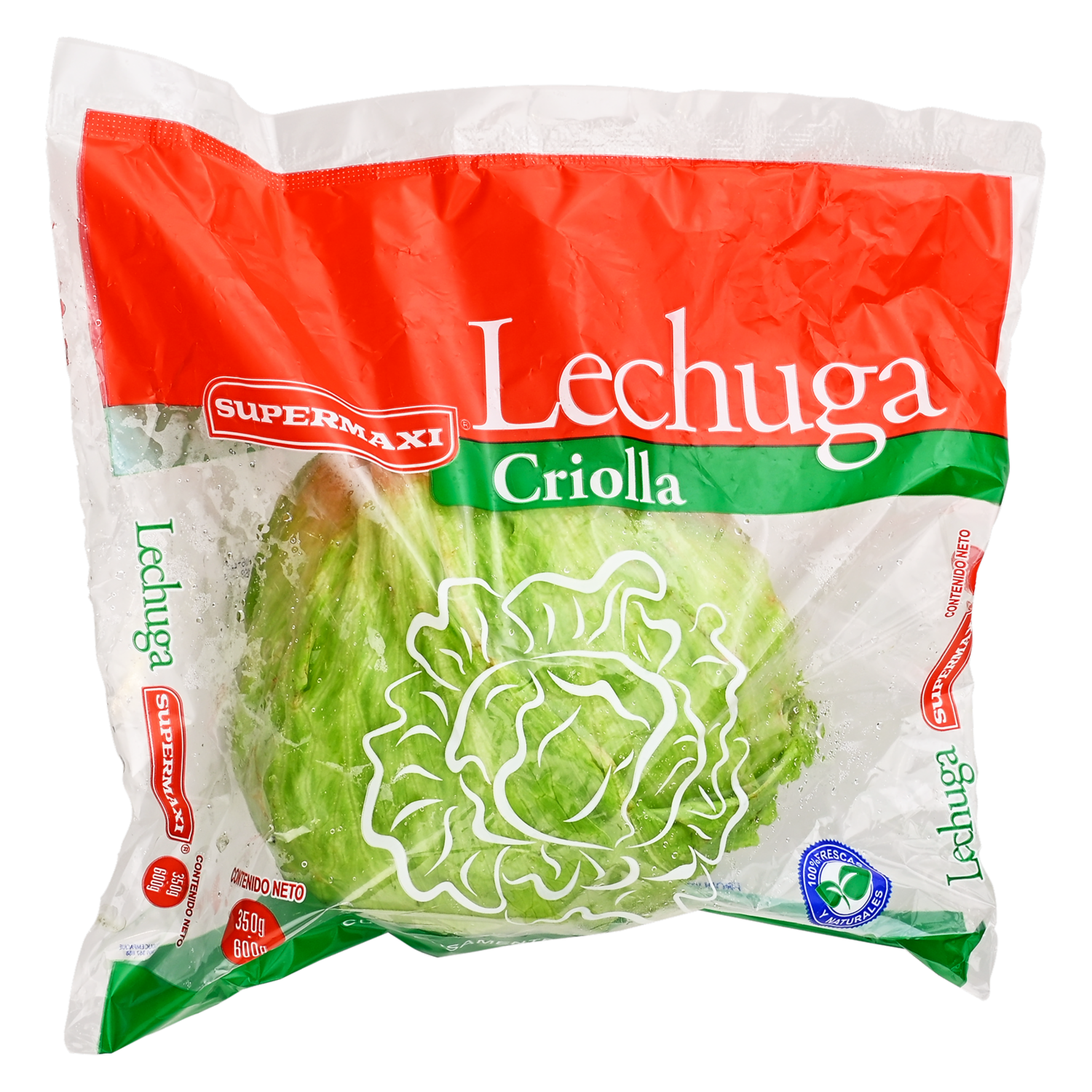 Lechuga Criolla SUPERMAXI 350 G A 600 G
