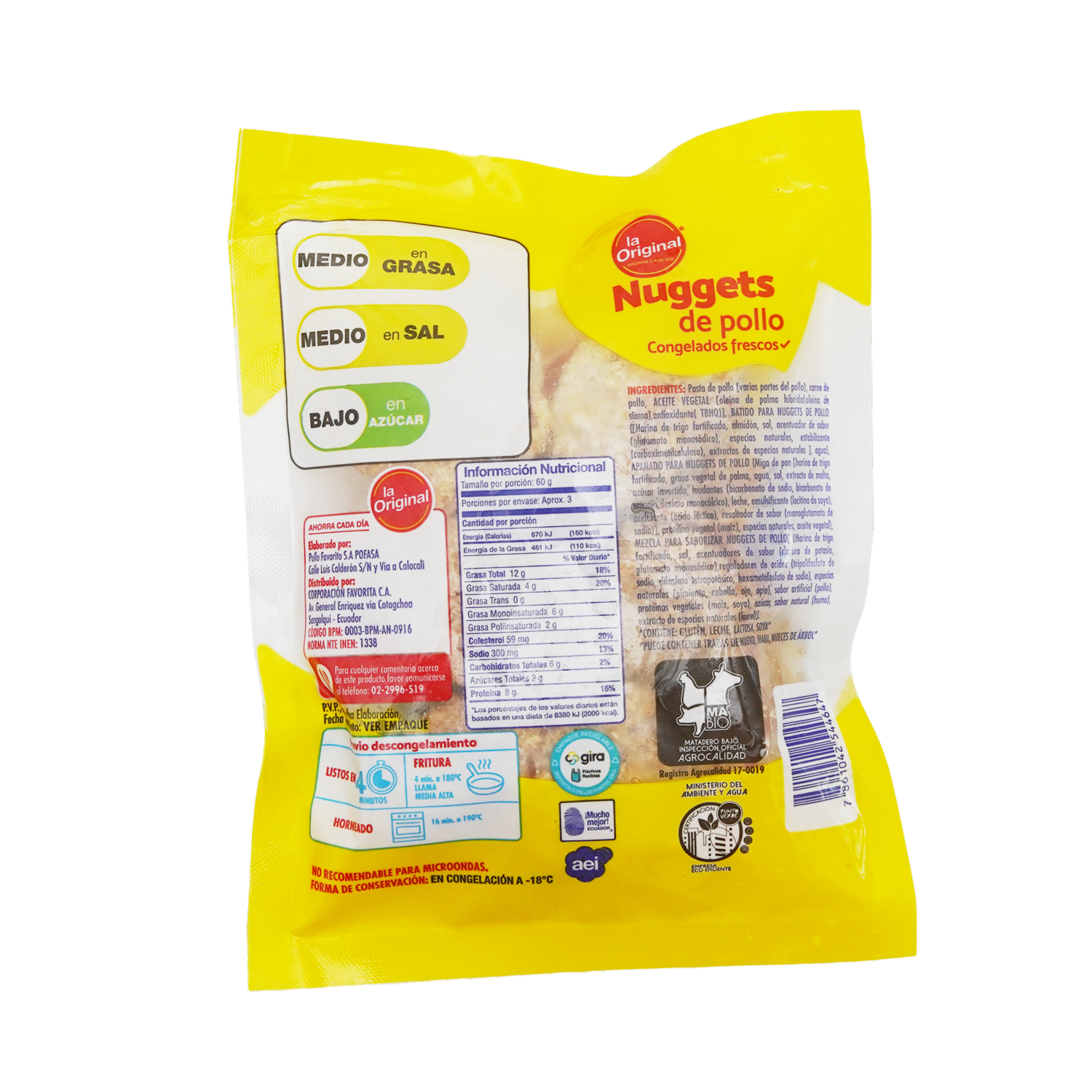 Nuggets De Pollo LA ORIGINAL 152 G