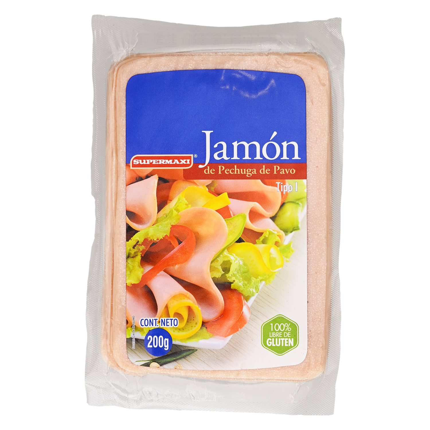 Jamón Pechuga De Pavo Bajo En Grasa SUPERMAXI 200 G