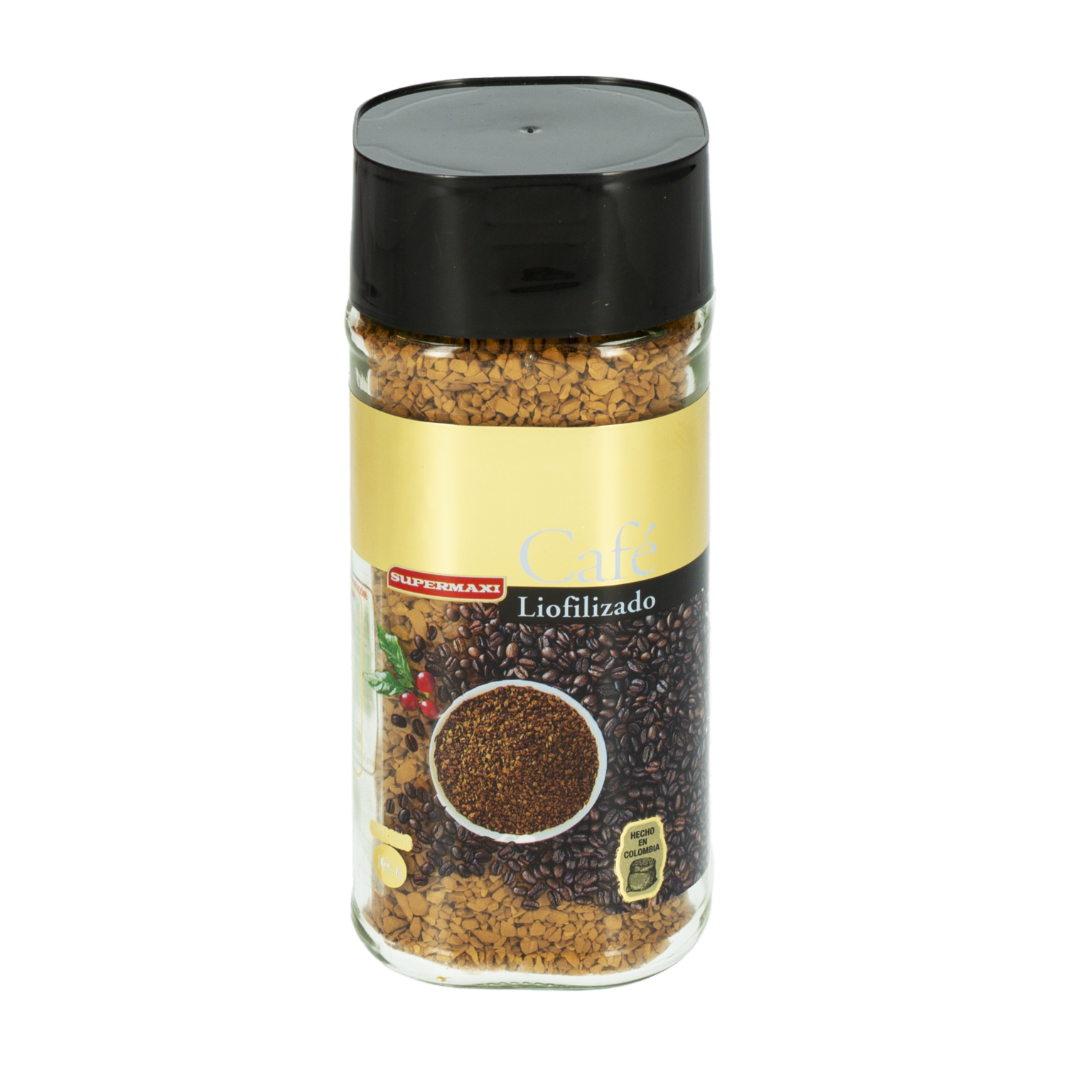 Café Instantáneo Liofilizado Frasco De Vidrio SUPERMAXI 100 G