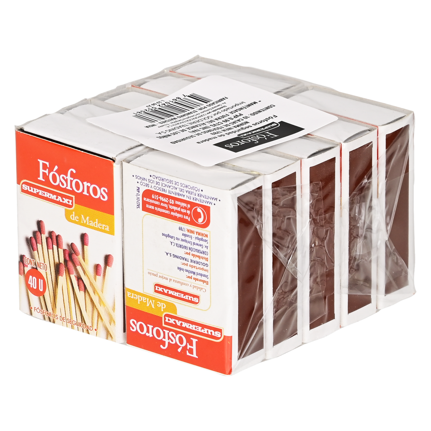 Fósforos De Madera SUPERMAXI X 10 Unidades