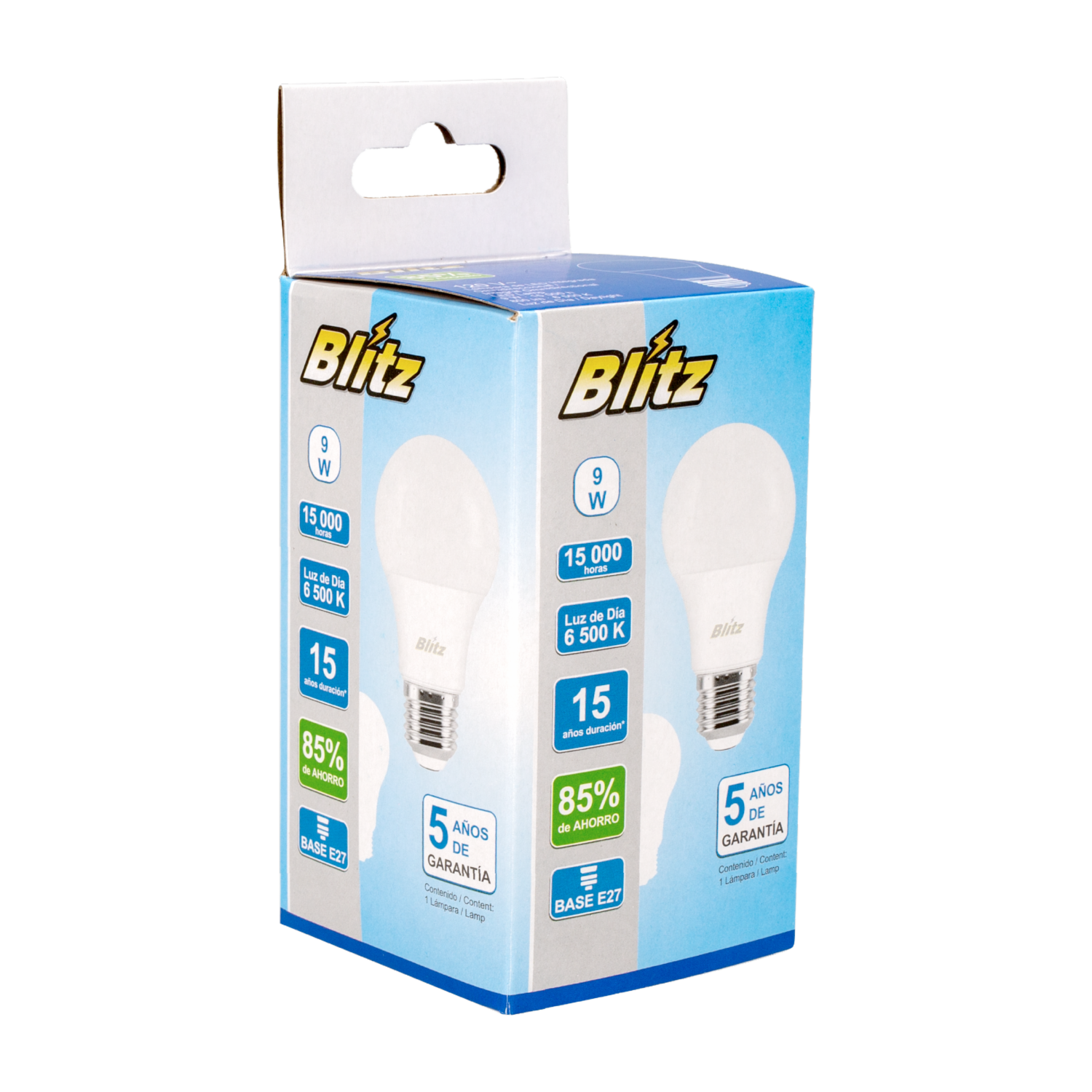 Foco Led Value Luz Blanco De 9W/865 BLÍTZ Unidad