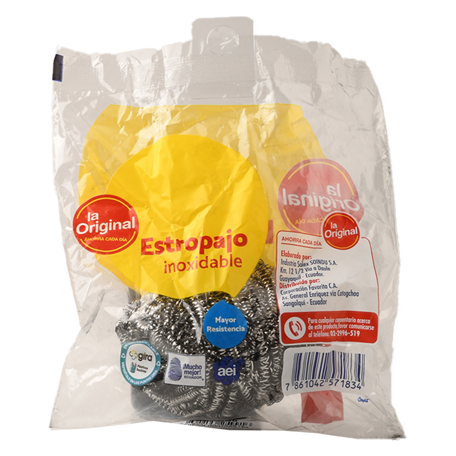 Estropajo Inoxidable LA ORIGINAL Estándar