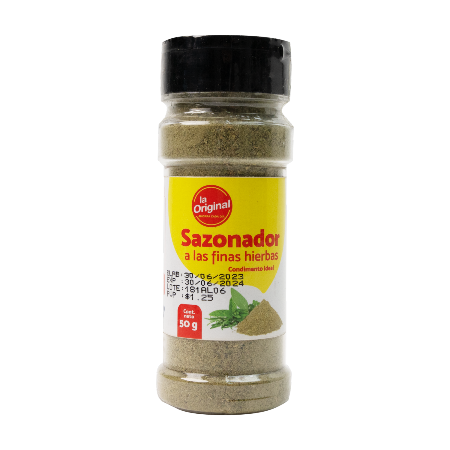 Sazonador Finas Hierbas LA ORIGINAL Frasco