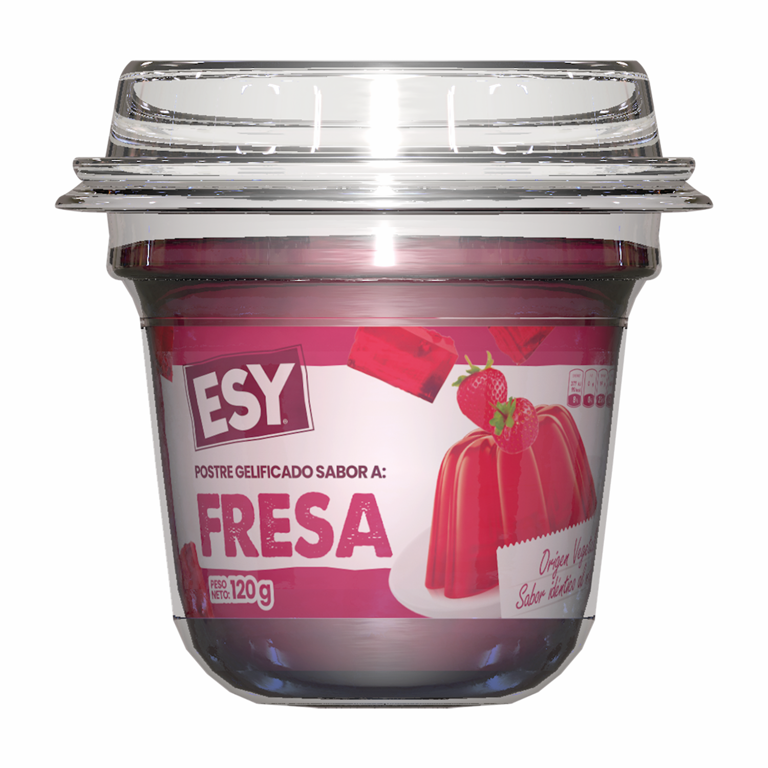 Gelatina Lista Sabor A Fresa ESY 120 G