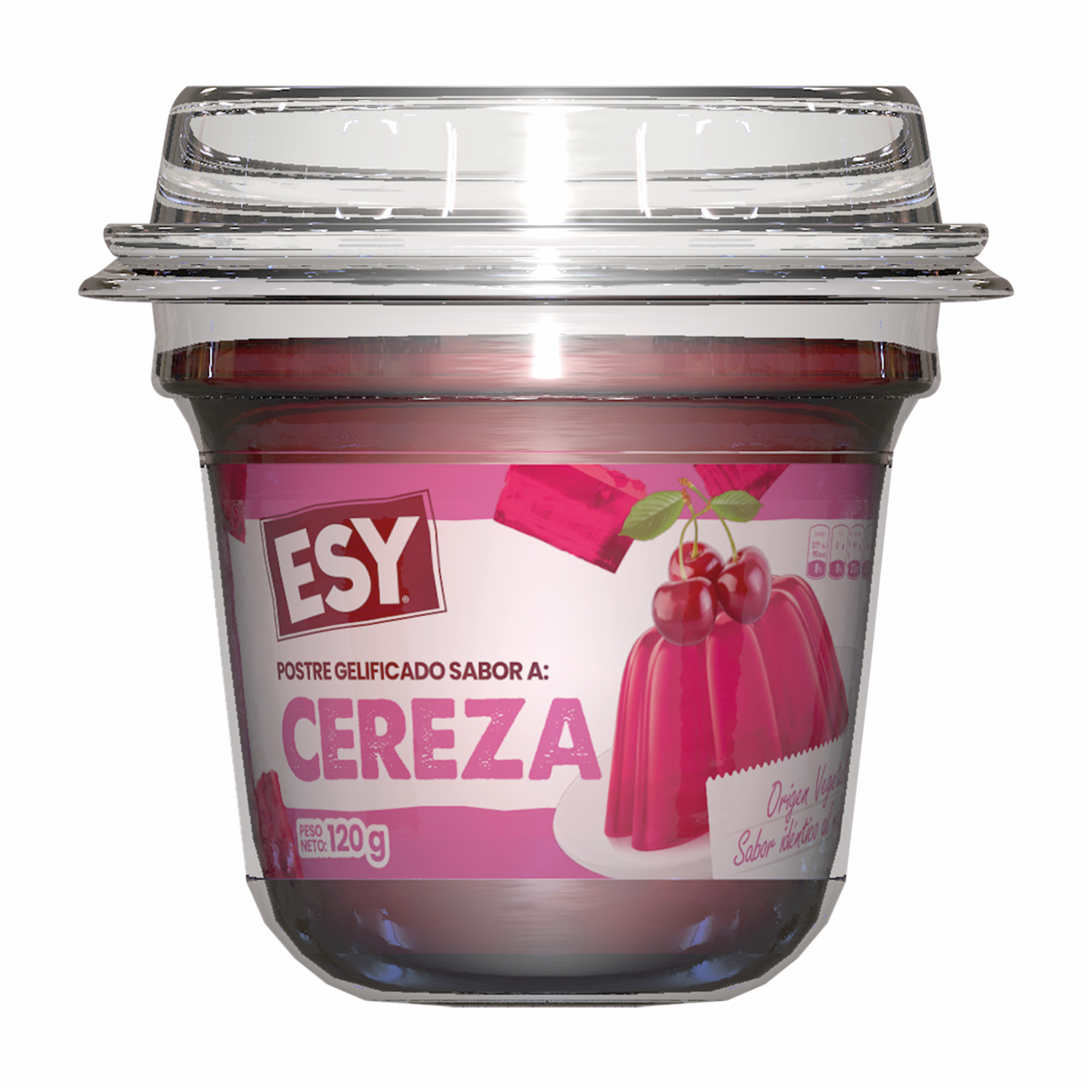 Gelatina Lista Sabor A Cereza ESY 120 G