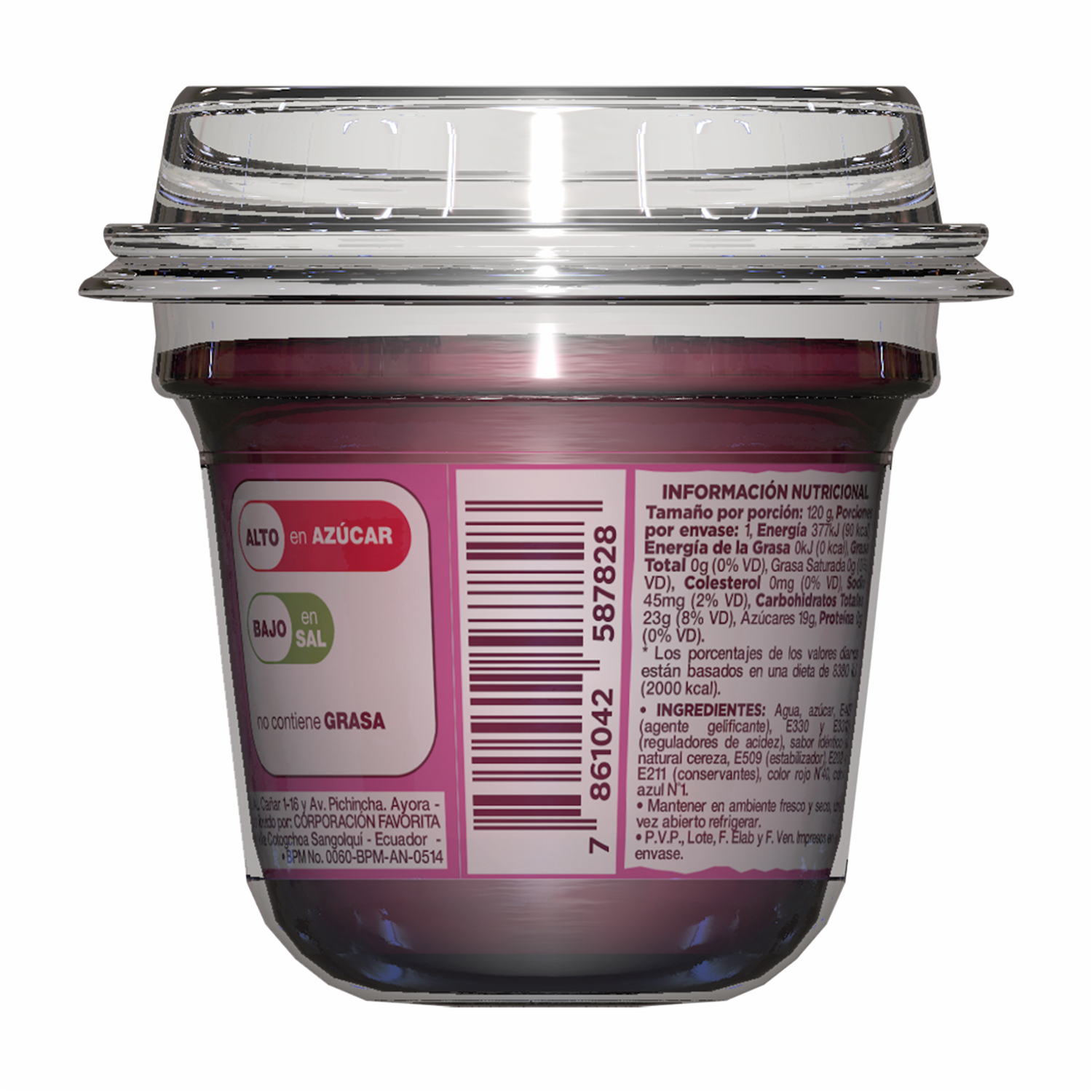 Gelatina Lista Sabor A Cereza ESY 120 G