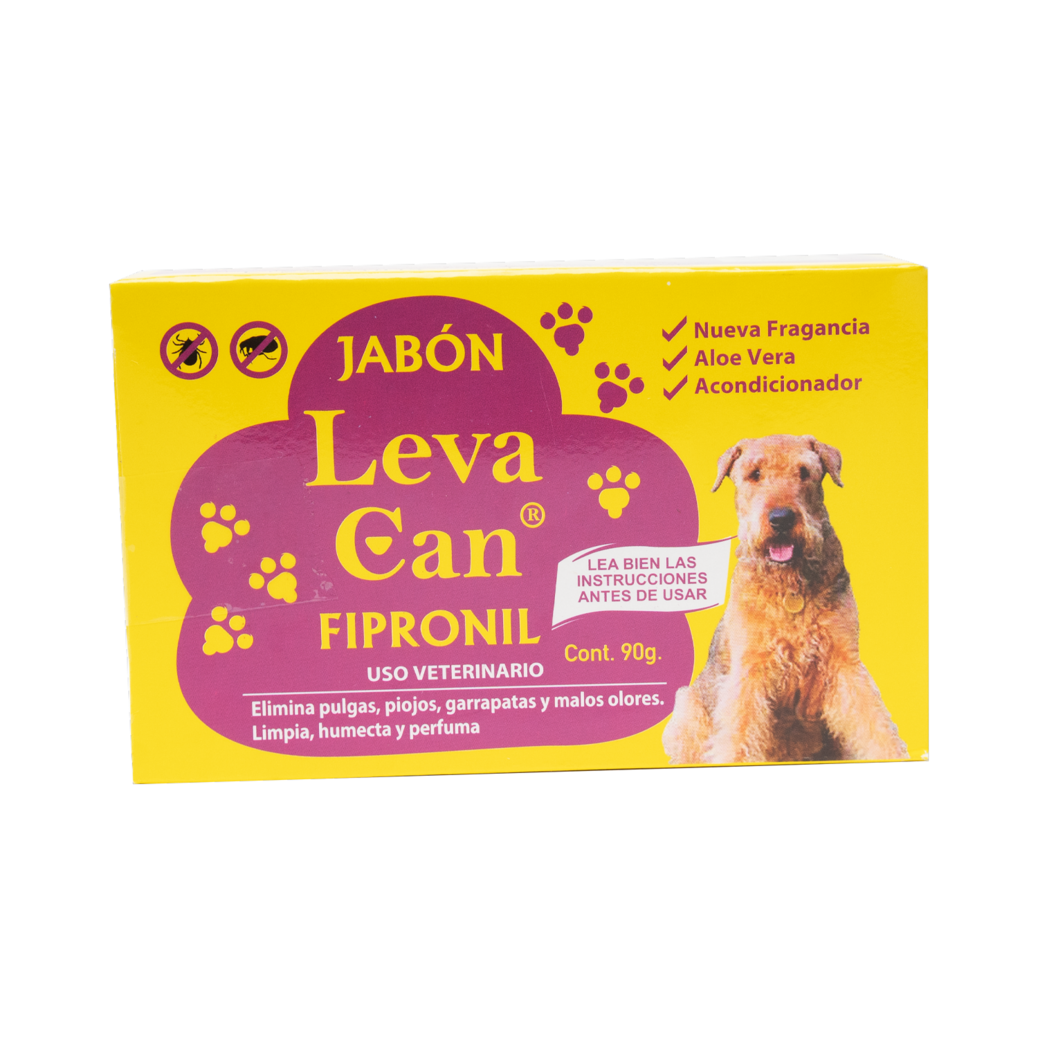 Jabón De Limpieza Para Mascota LEVACAN 90 G