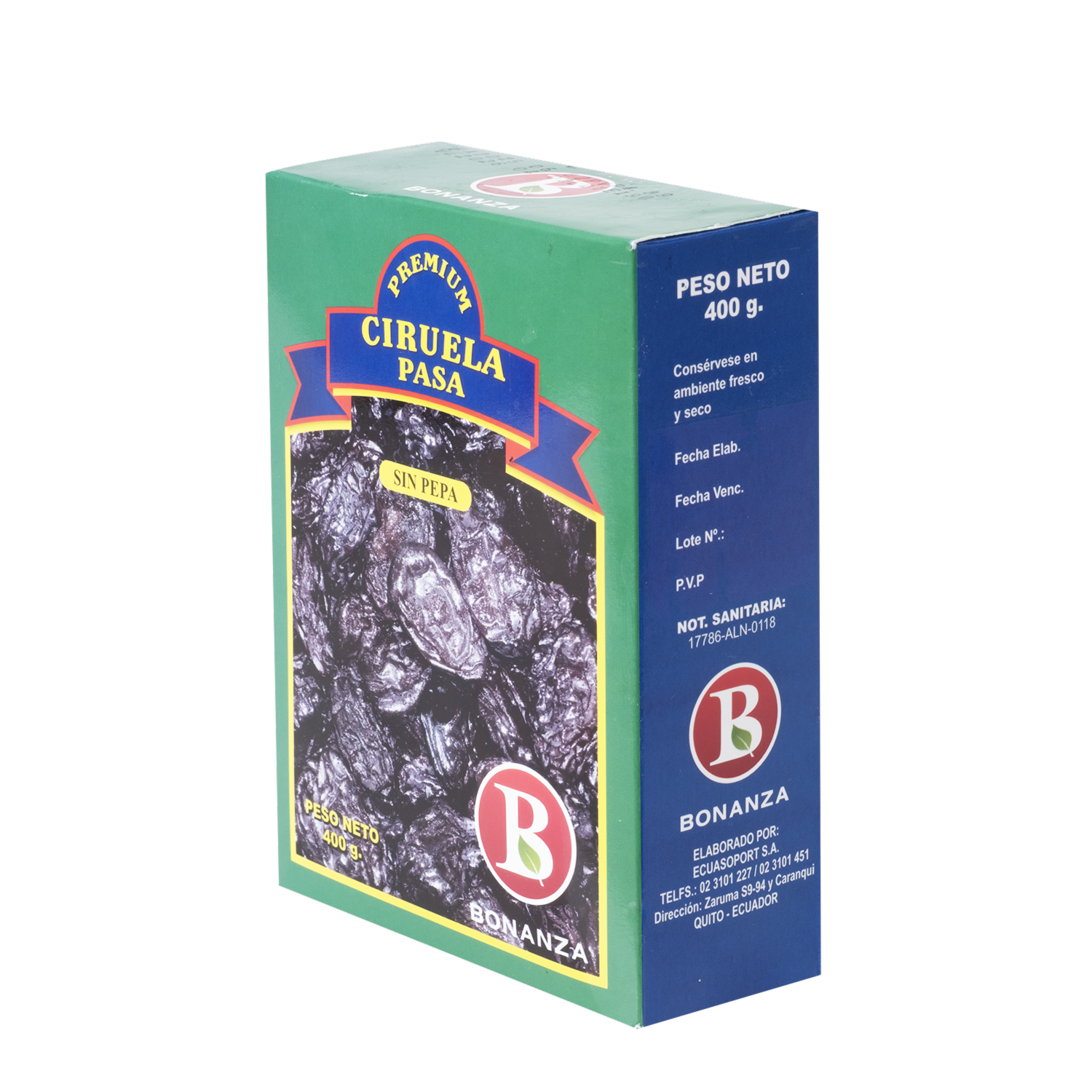 Ciruelas Sin Semilla BONANZA 400 g