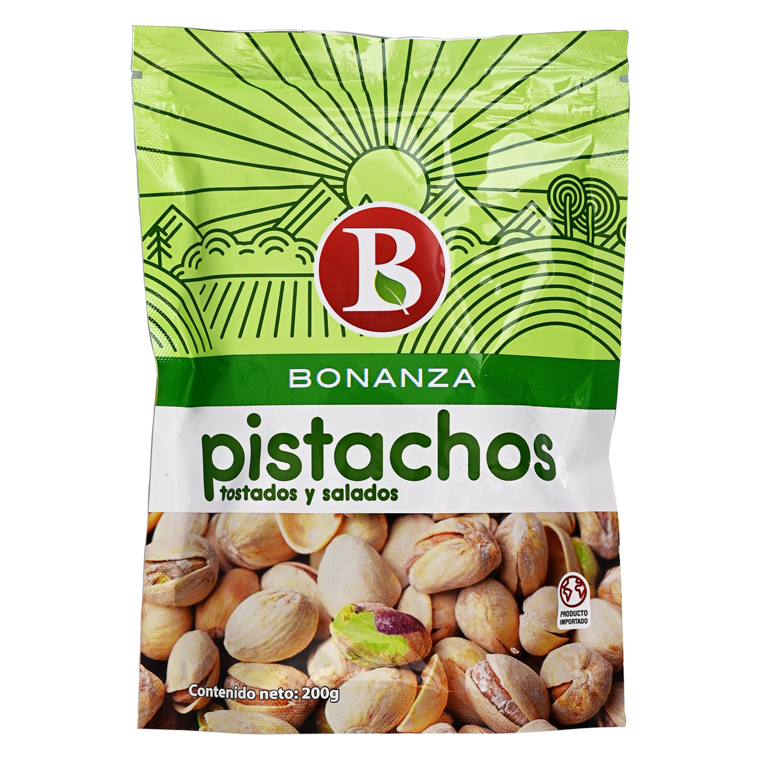 Pistachos Empacados BONANZA 200 G
