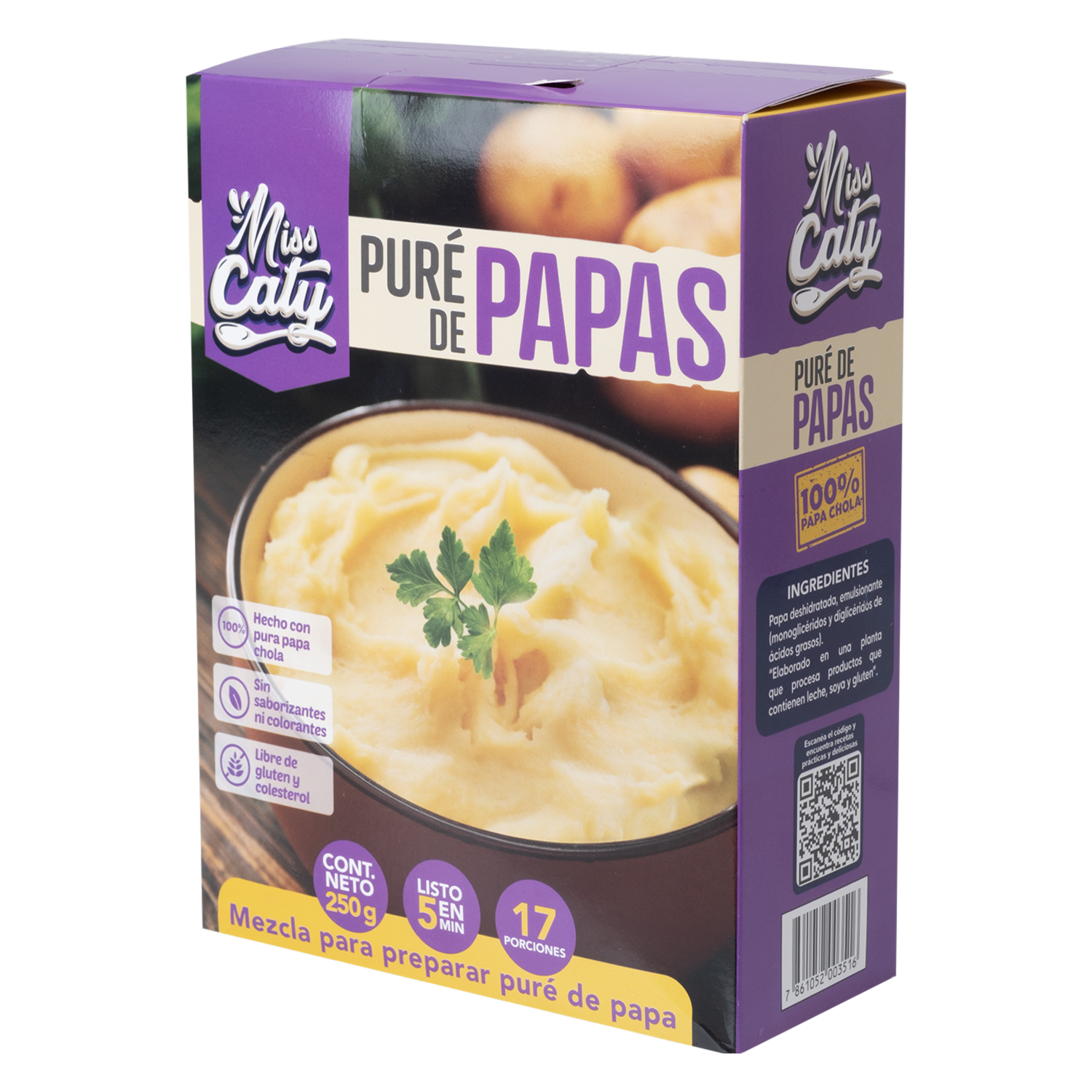 Puré De Papa Natural MISS CATY 250 G