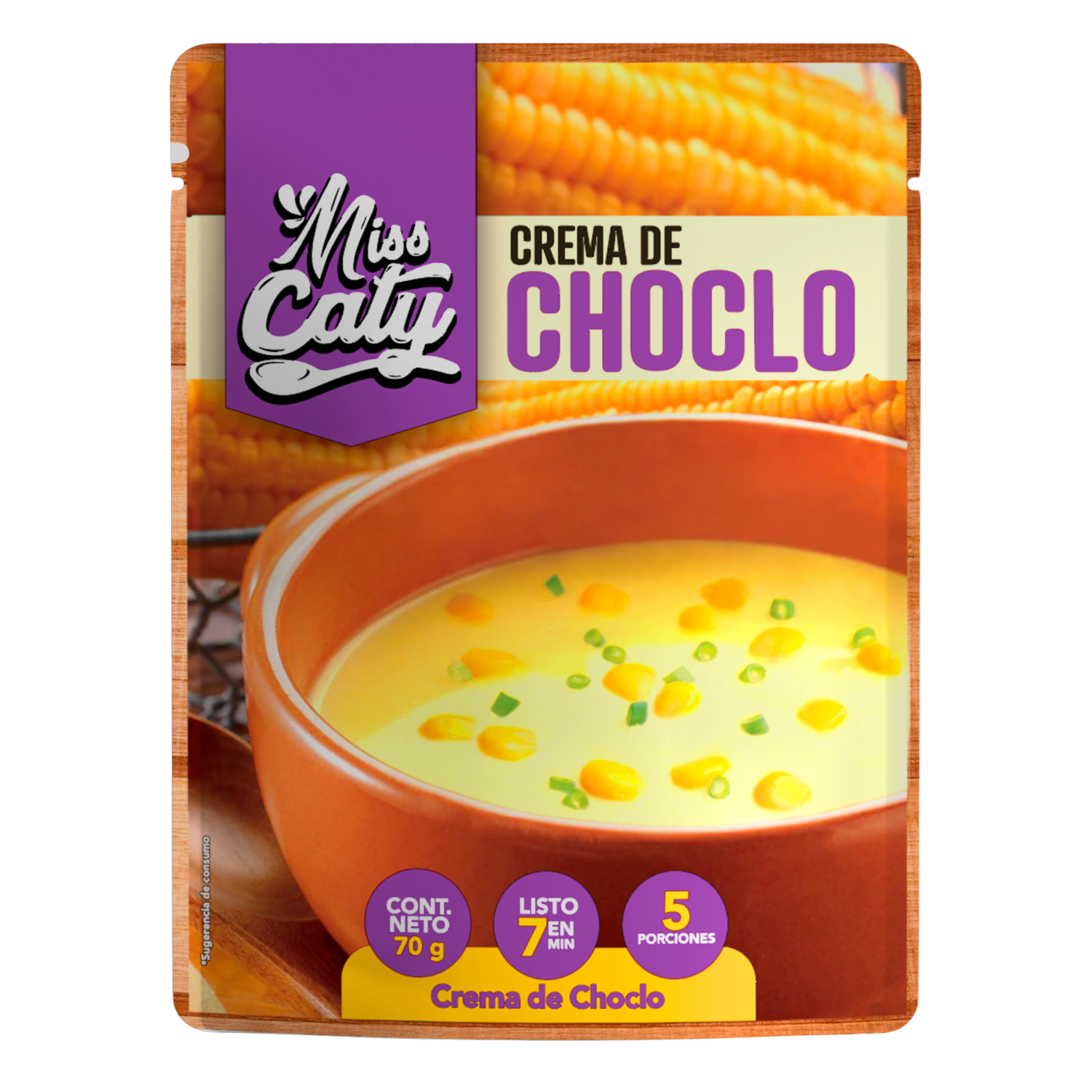 Crema Instantánea De Choclo MISS CATY 70 G
