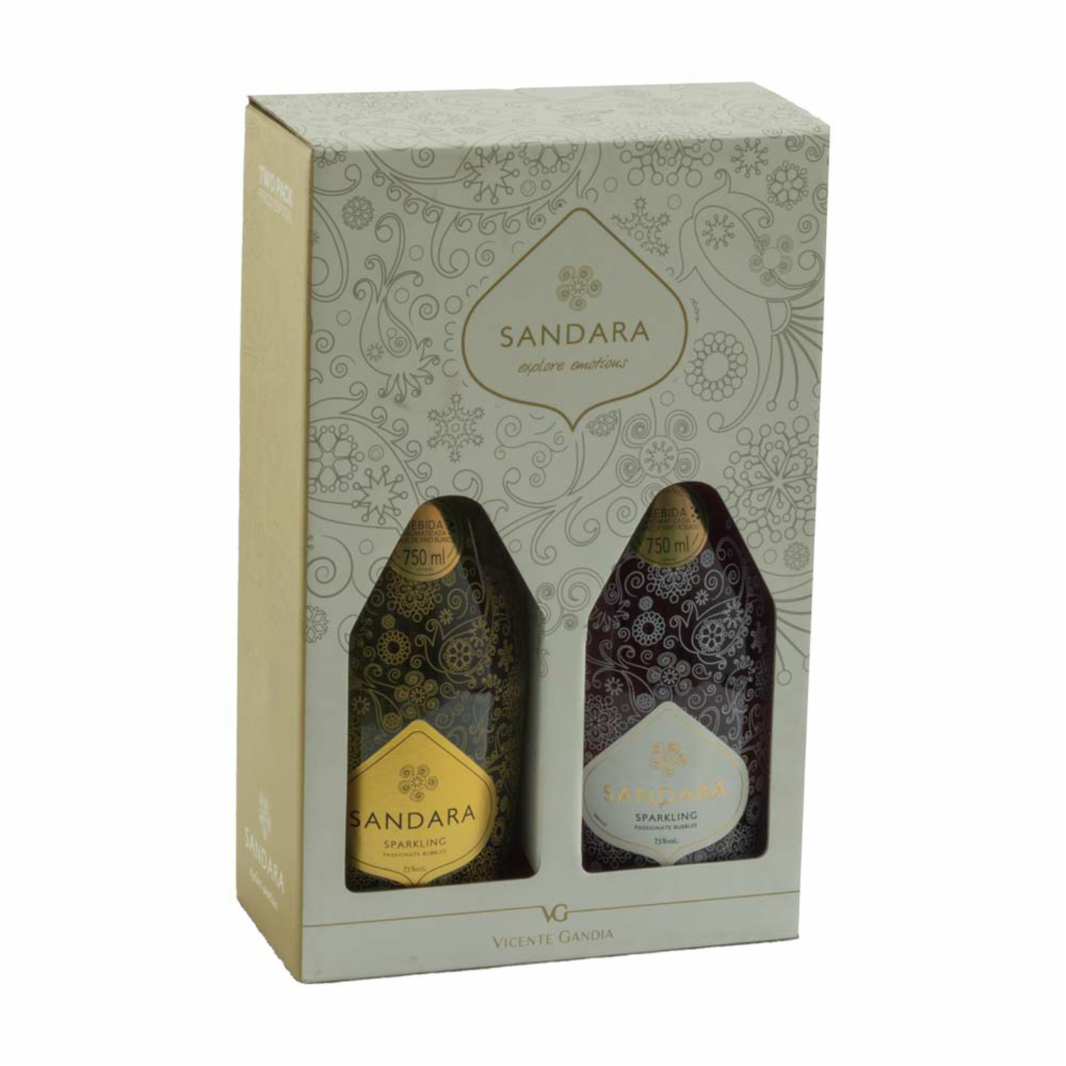Pack Blanco + Rosado SANDARA 2 X 750 ml