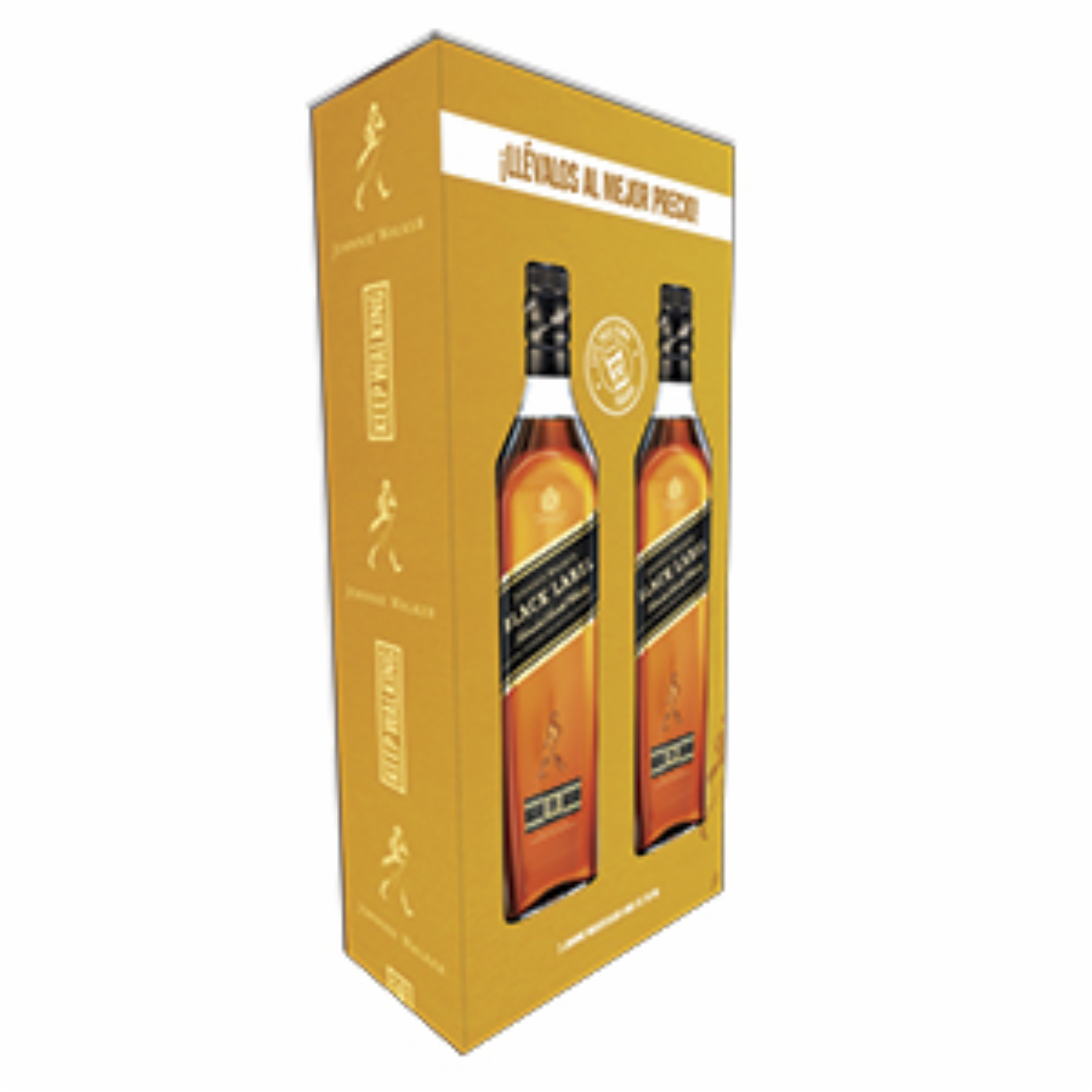Whisky Black JOHNNIE WALKER Pack 2 X 750 Ml