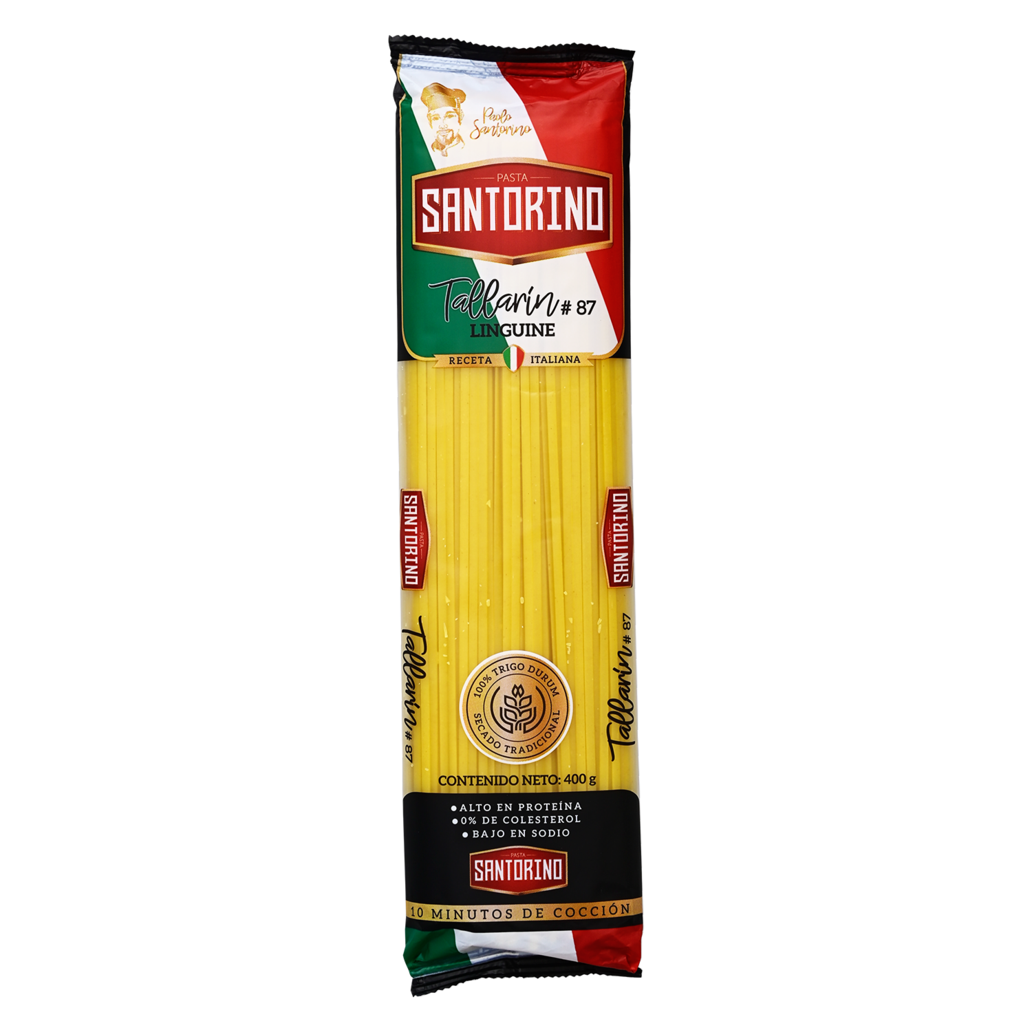 Tallarín Empacado SANTORINO 400 G