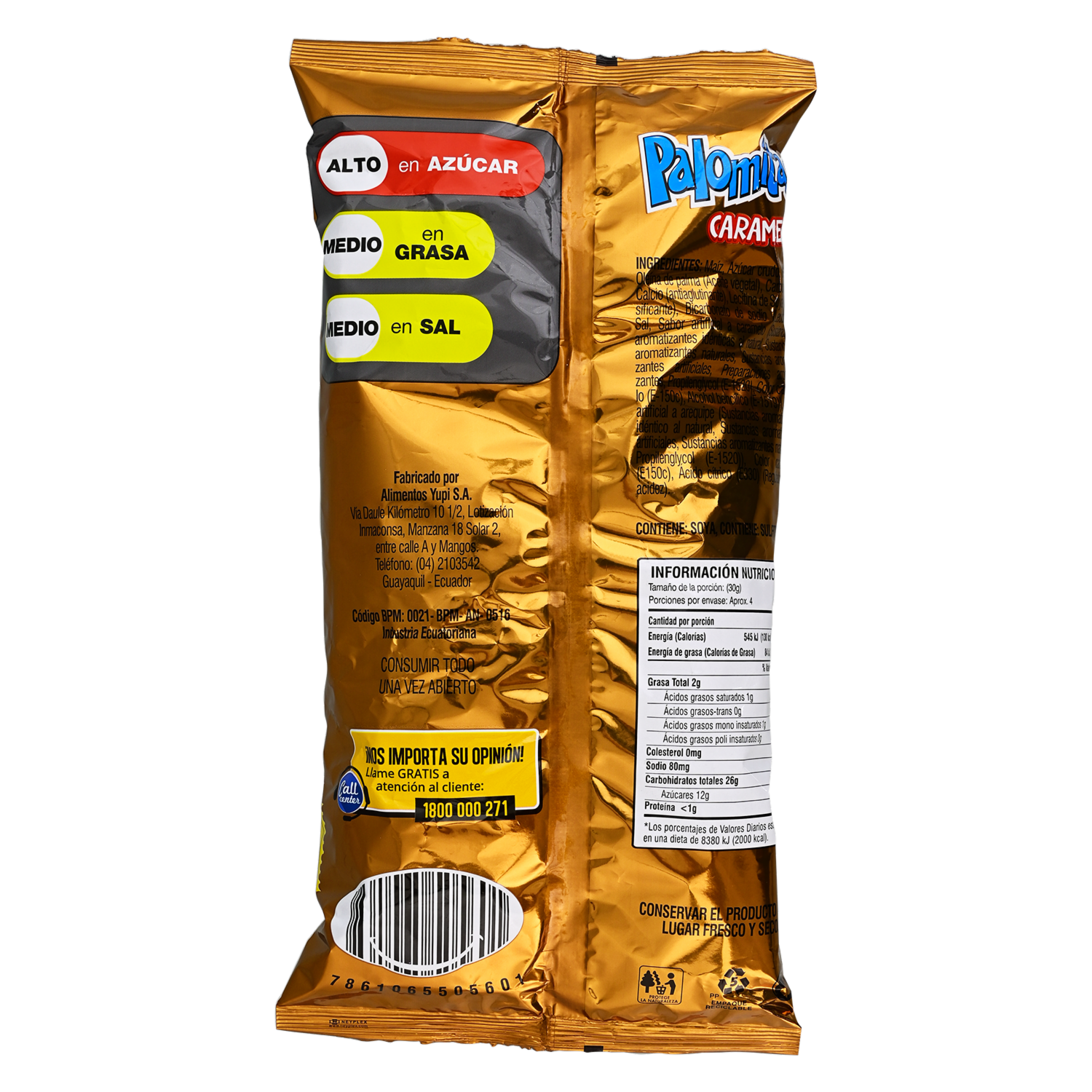 Palomitas De Caramelo YUPI 120 G